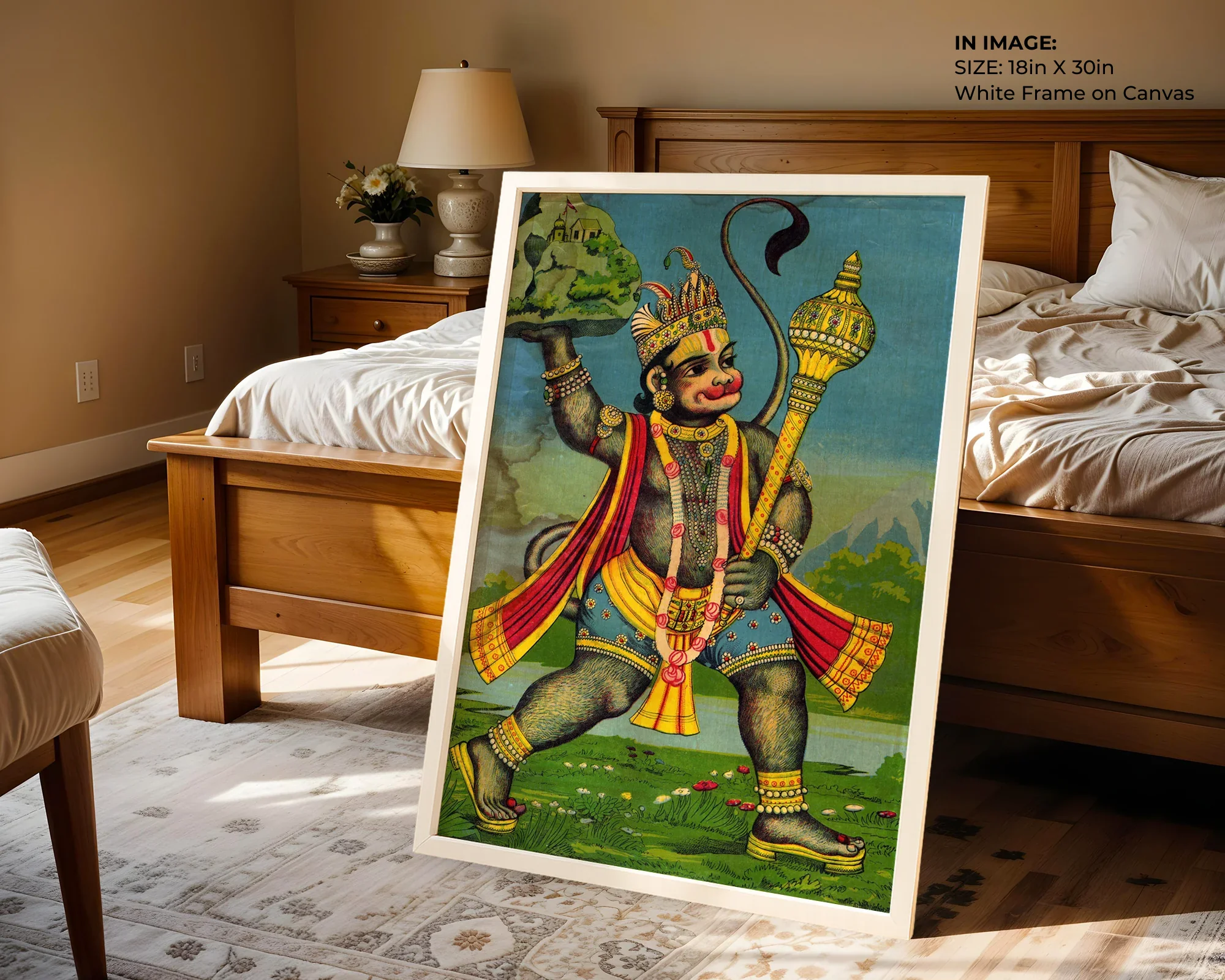 Hanuman with Mountain – Epic Courage Art - Gallery Image 2