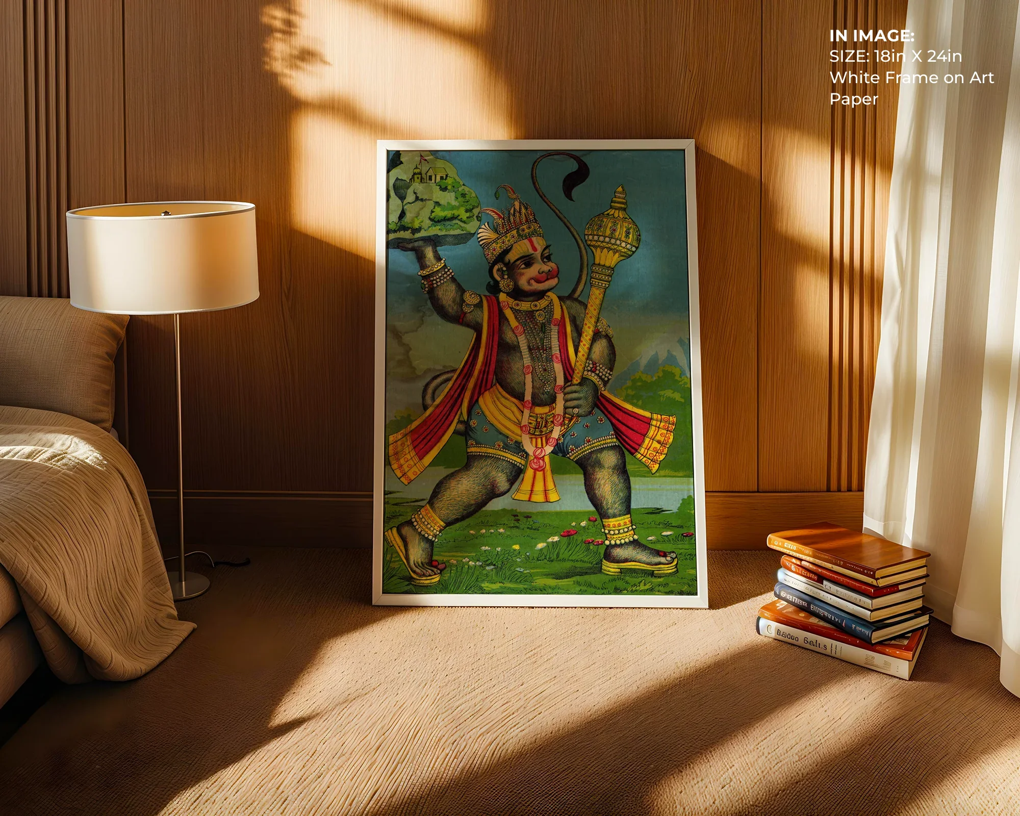 Hanuman with Mountain – Epic Courage Art - Gallery Image 6