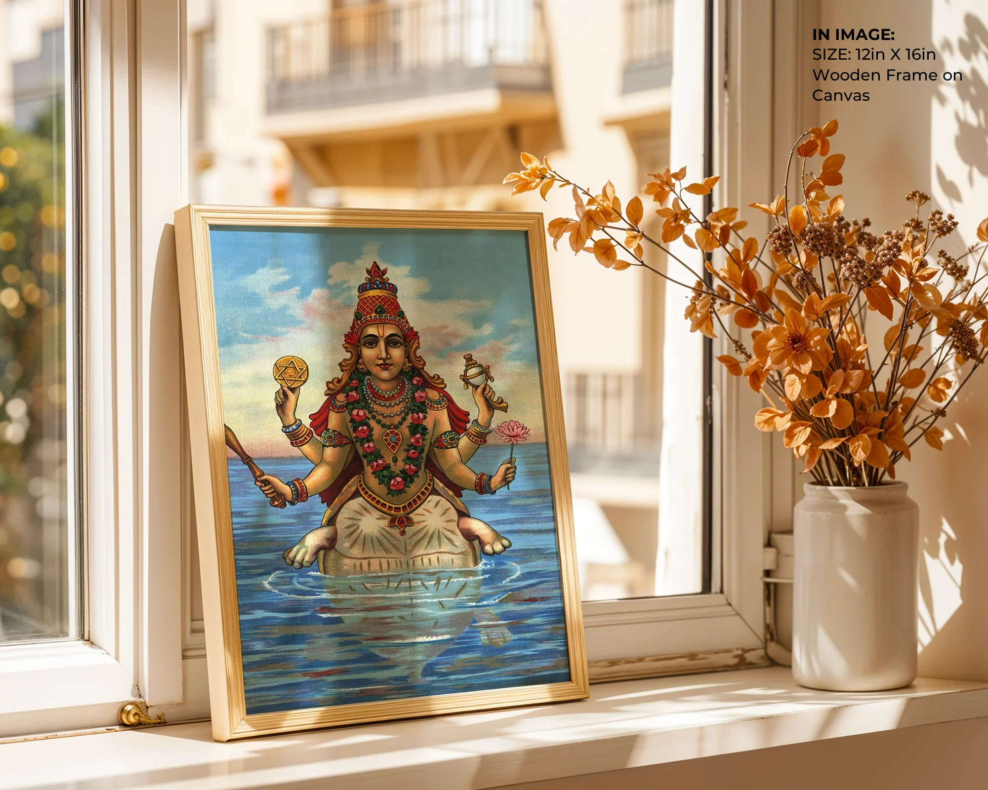 Kurma Avatar – Divine Turtle Wall Art - Gallery Image 5