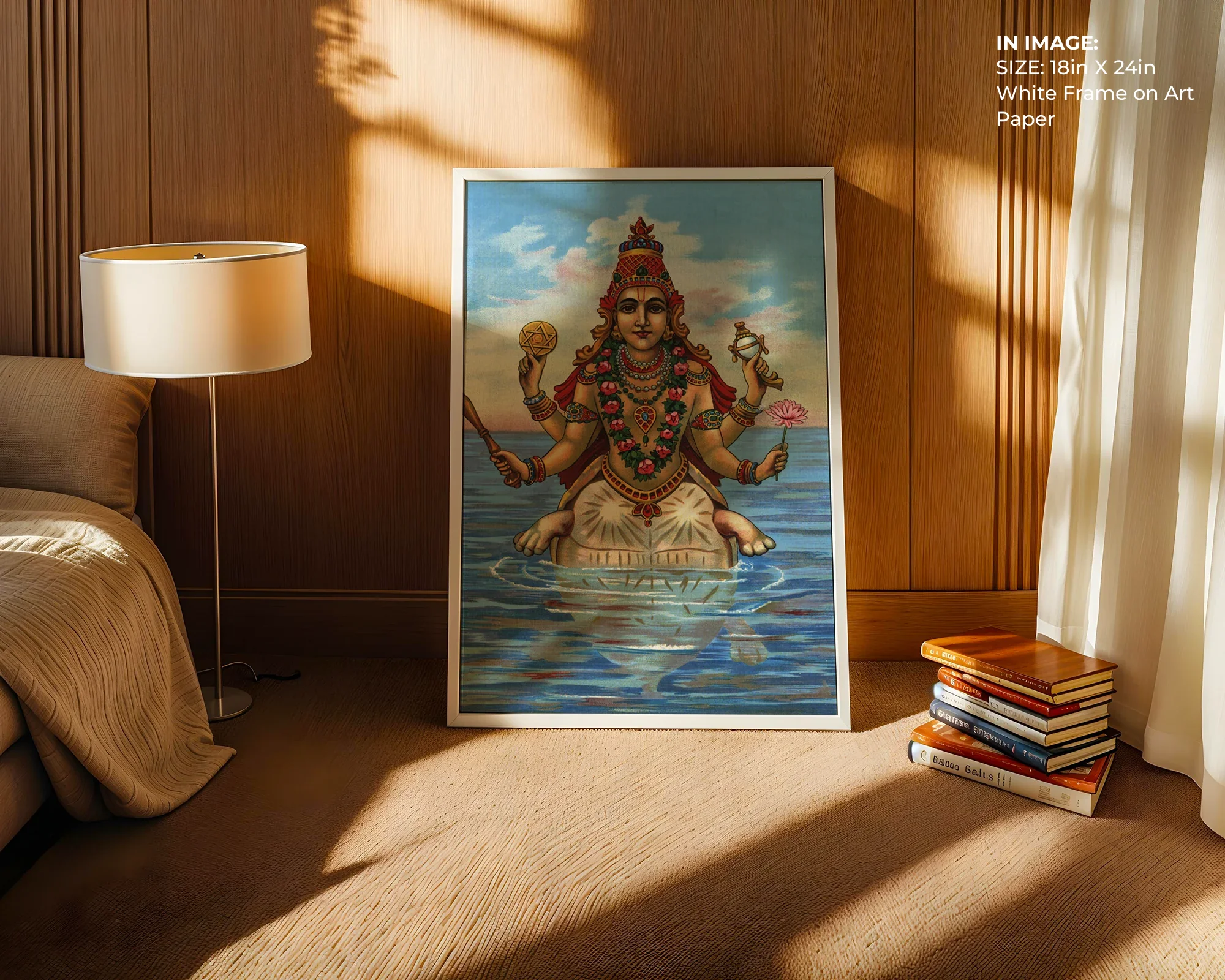 Kurma Avatar – Divine Turtle Wall Art - Gallery Image 7