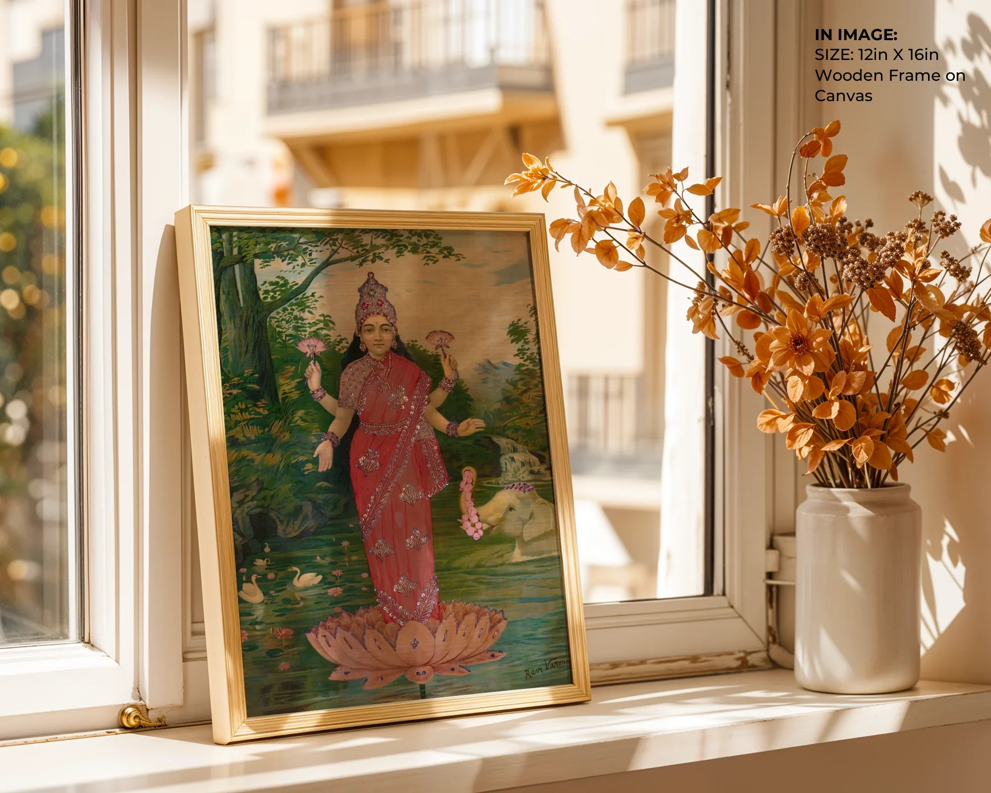 Lakshmi Embellished – Divine Wealth Art - Gallery Image 5