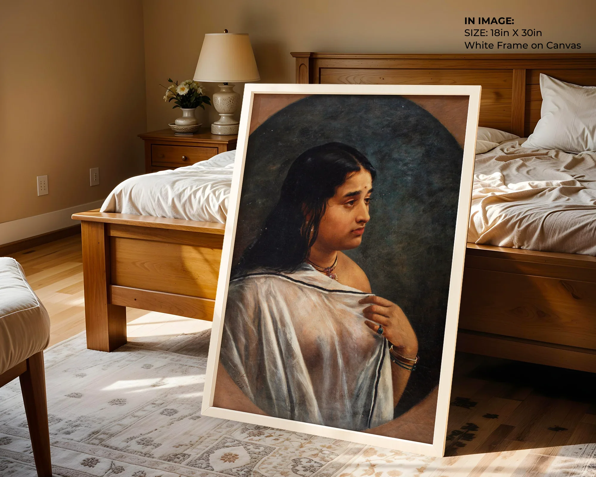 Malayali Lady – Traditional Portrait - Gallery Image 1
