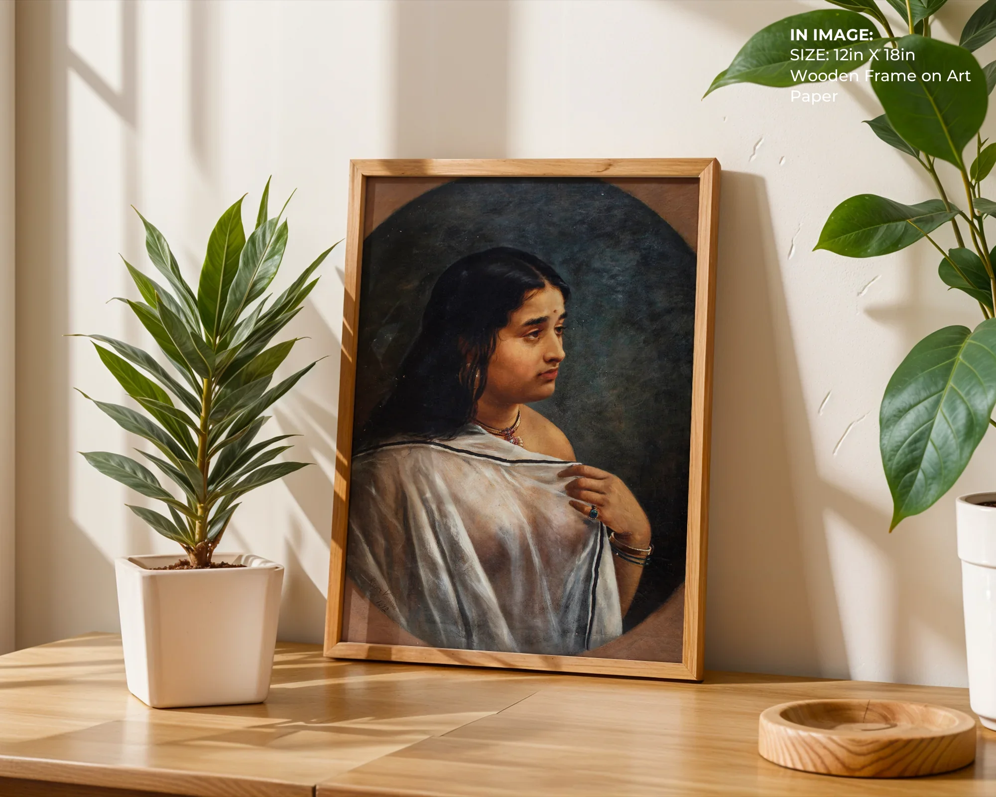 Malayali Lady – Traditional Portrait - Gallery Image 3