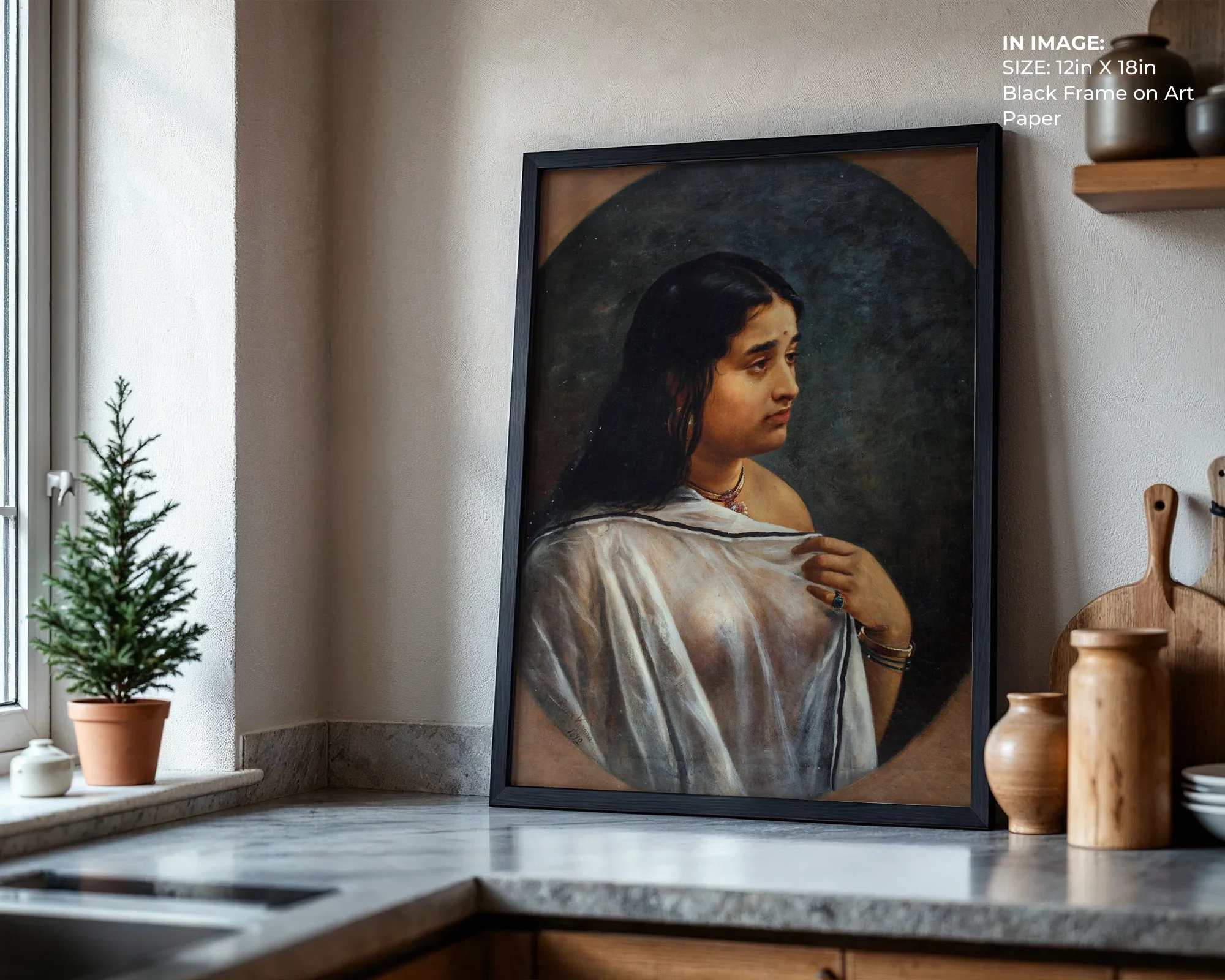 Malayali Lady – Traditional Portrait - Gallery Image 6