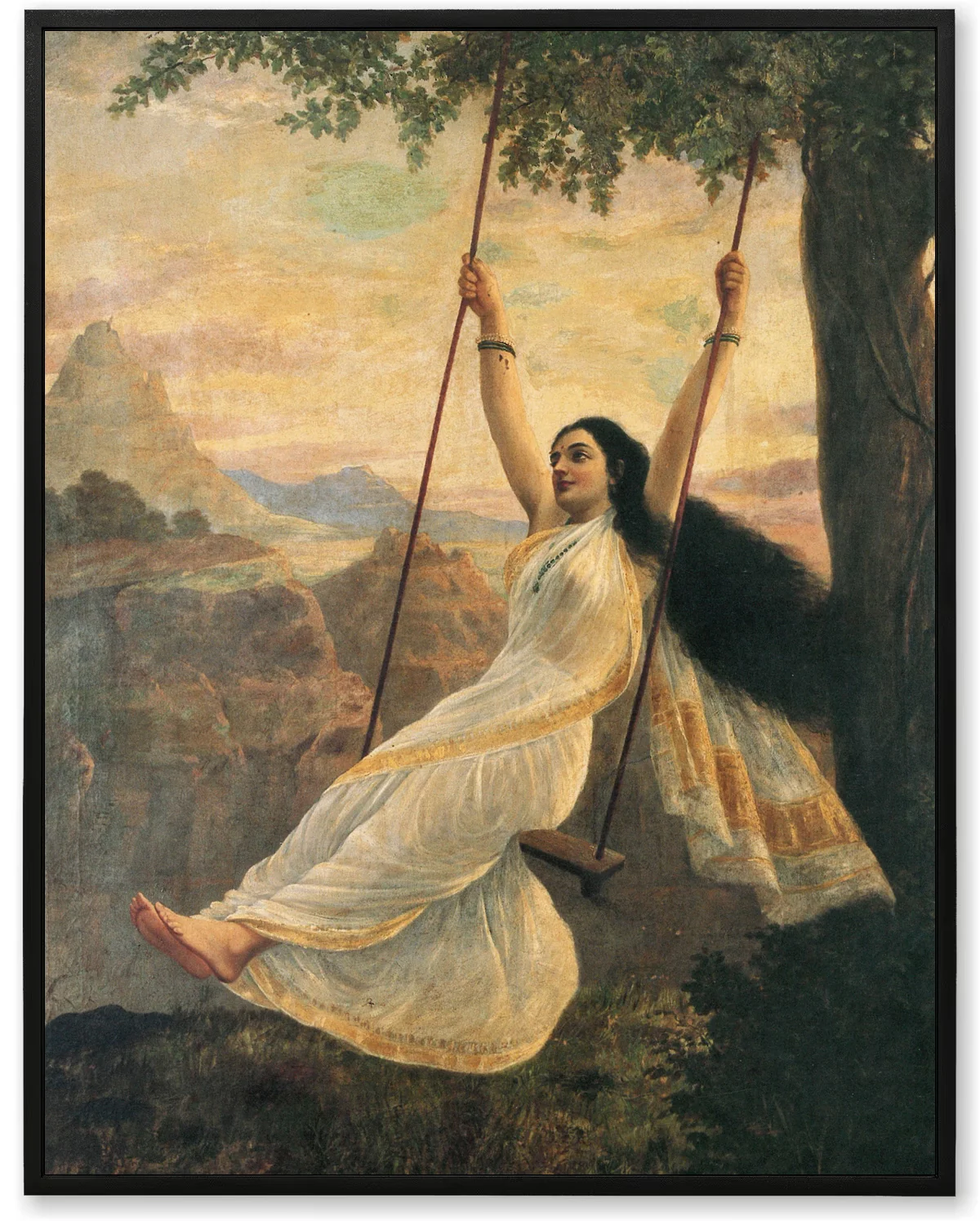 Mohini on a Swing – Divine Beauty Art