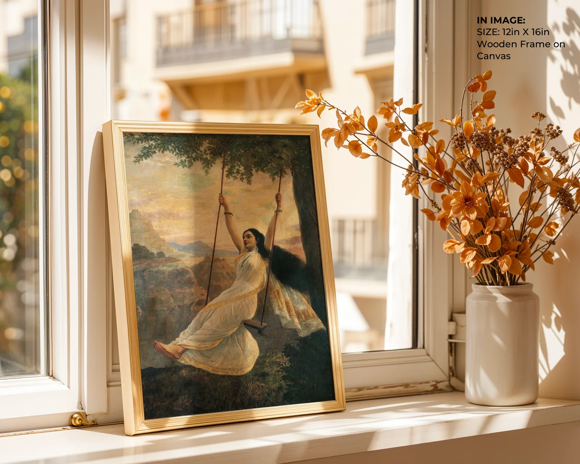 Mohini on a Swing – Divine Beauty Art - Gallery Image 6