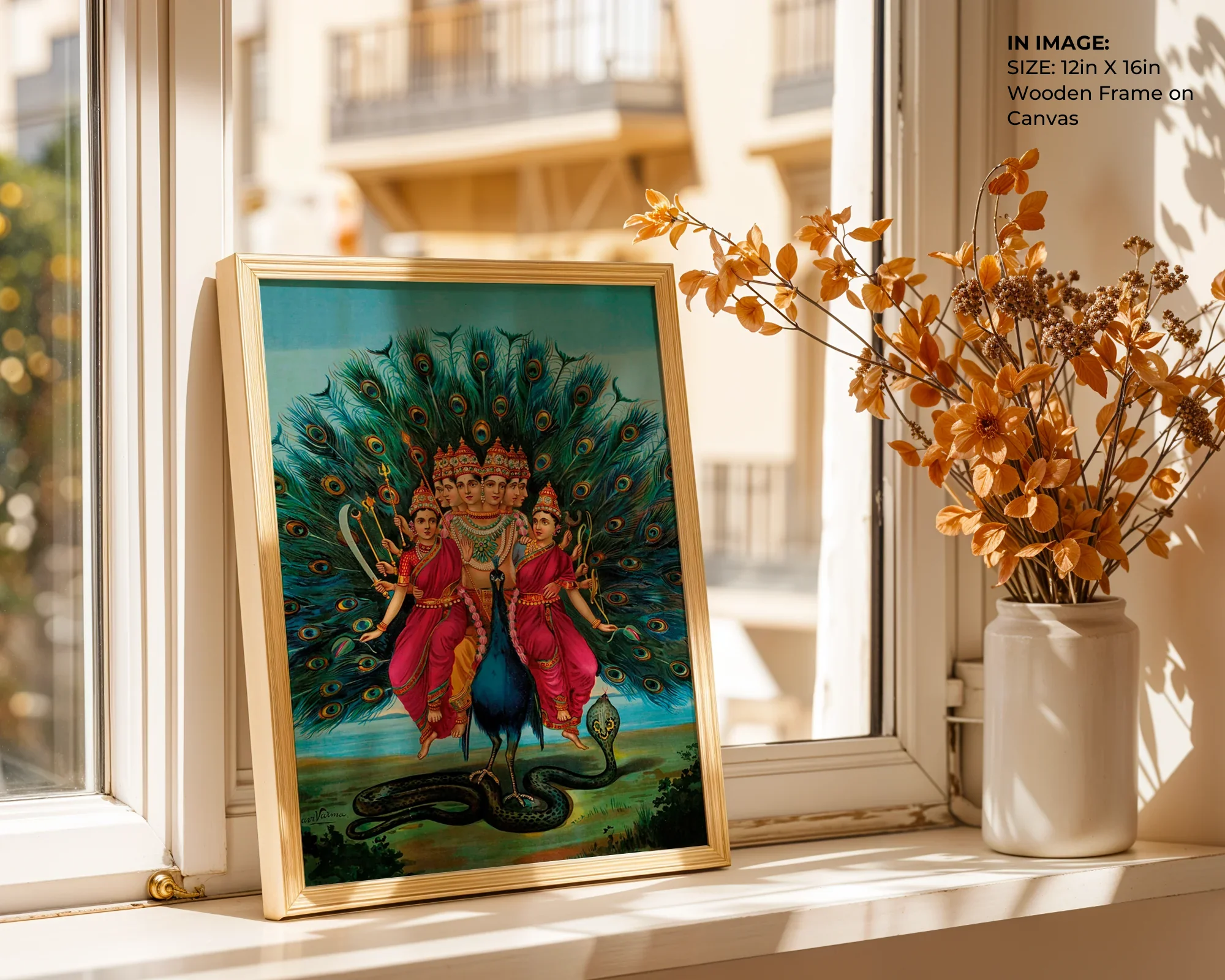 Murugan – Divine Peacock Art - Gallery Image 4