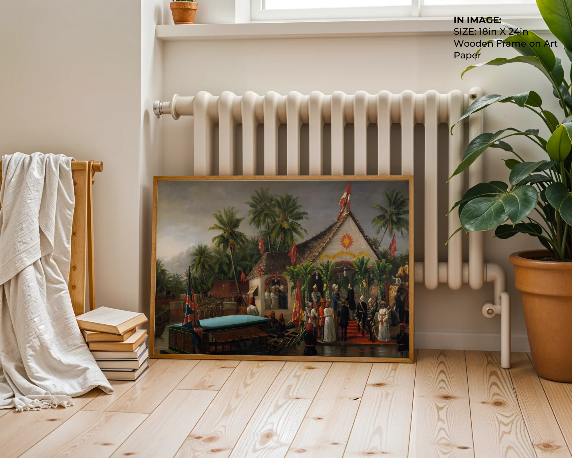 Historic Meeting – Ravi Varma Classic Scene - Gallery Image 1