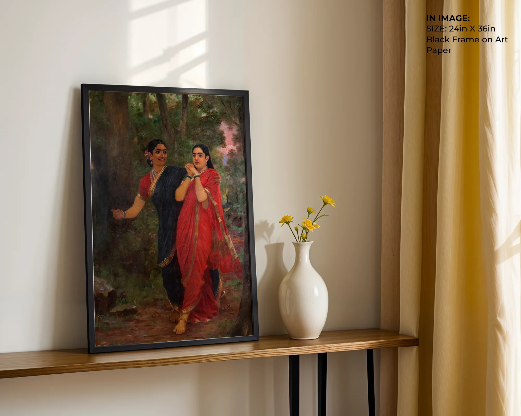 Draupadi & Simhika – Epic Encounter Art - Gallery Image 3