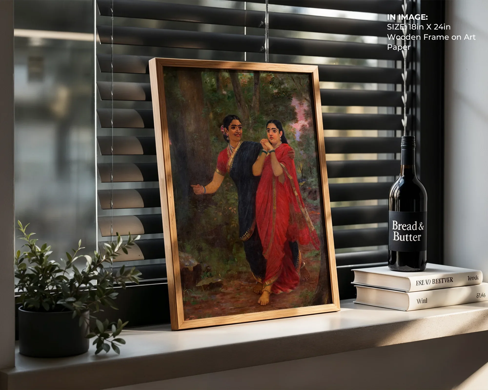 Draupadi & Simhika – Epic Encounter Art - Gallery Image 5