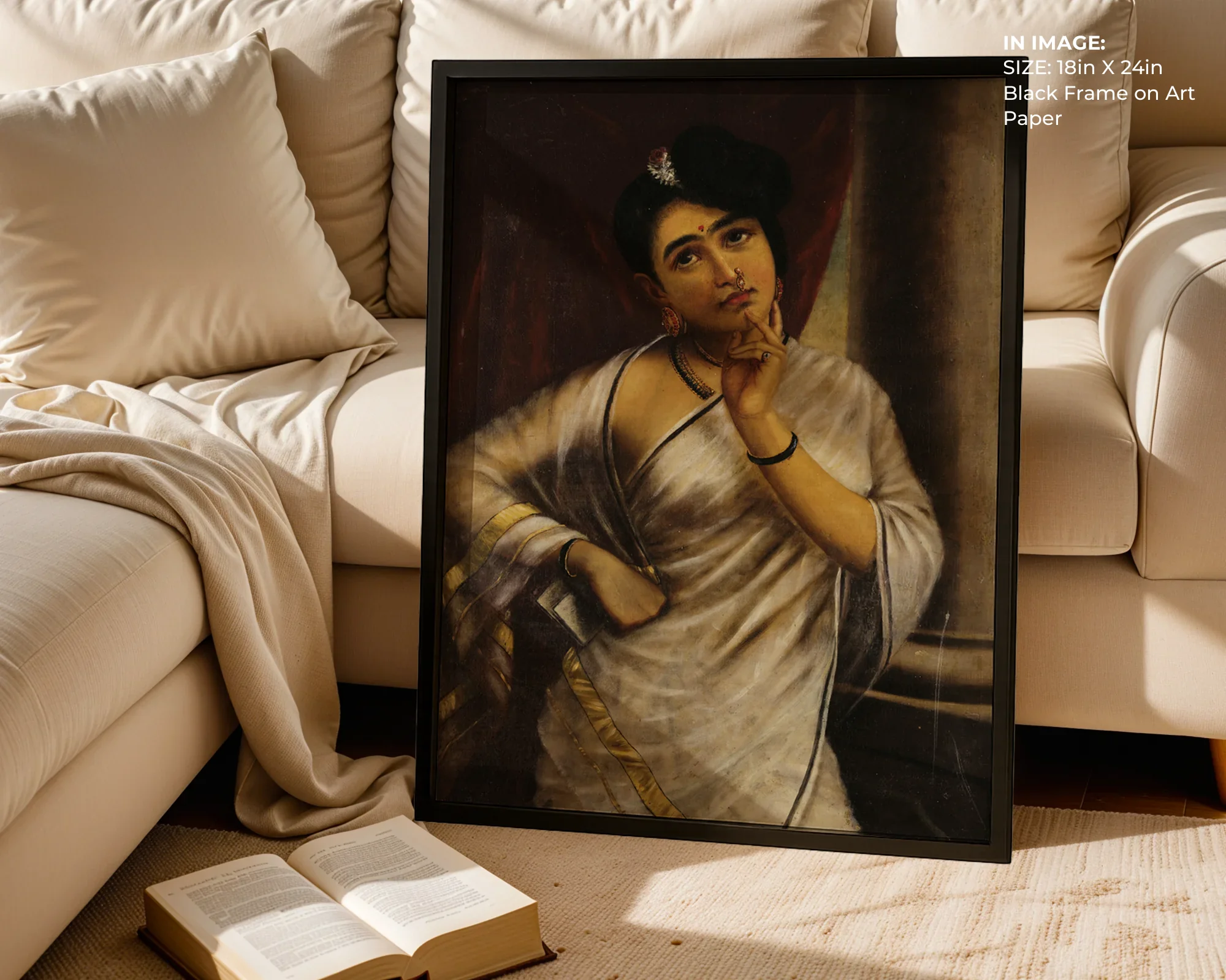 Reverie – Dreamy Indian Portrait Art - Gallery Image 2