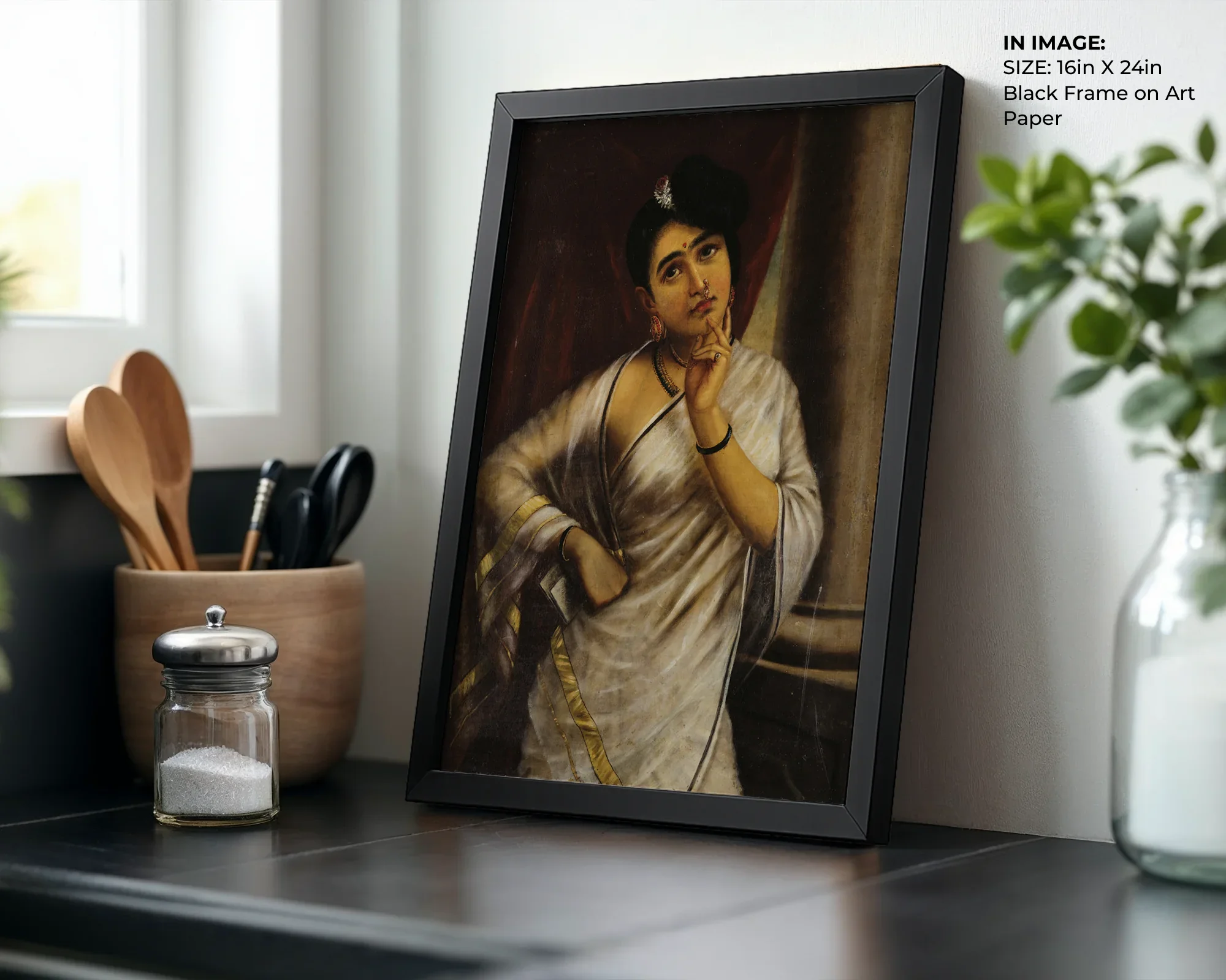 Reverie – Dreamy Indian Portrait Art - Gallery Image 3