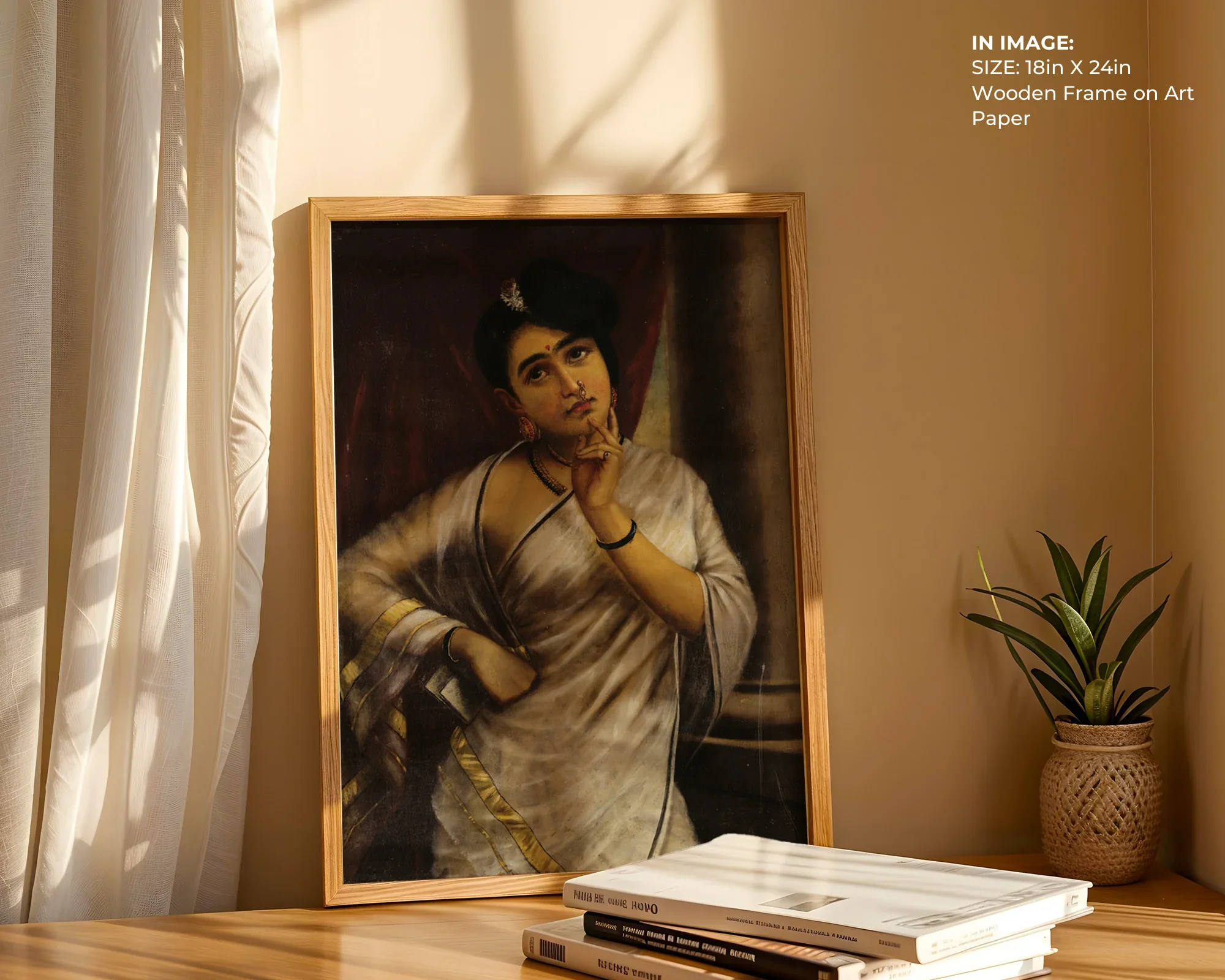 Reverie – Dreamy Indian Portrait Art - Gallery Image 4