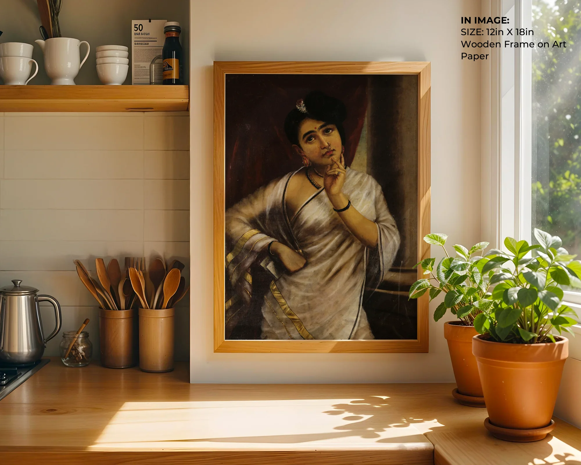 Reverie – Dreamy Indian Portrait Art - Gallery Image 6