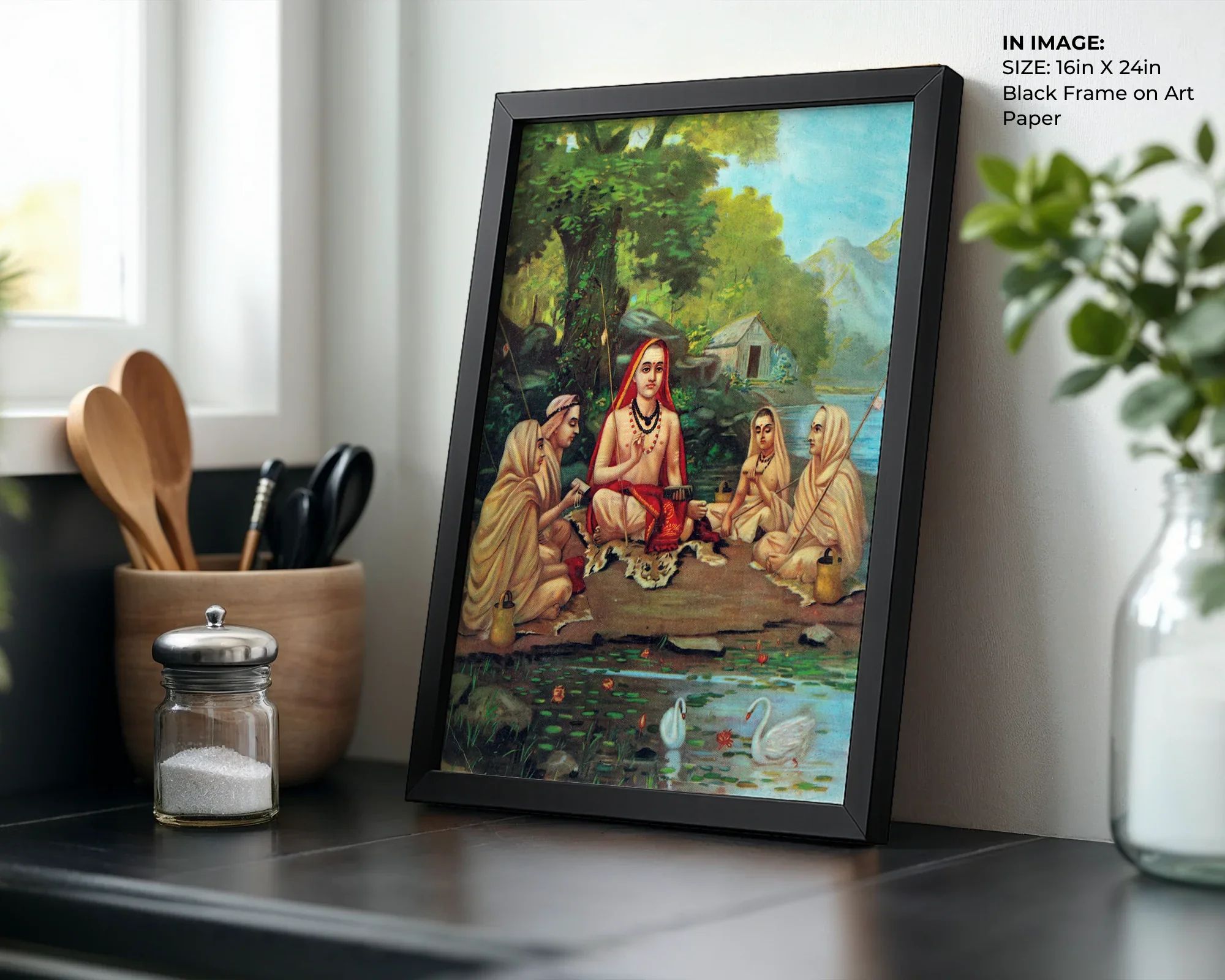 Sankaracharya – Spiritual Wisdom Art - Gallery Image 3