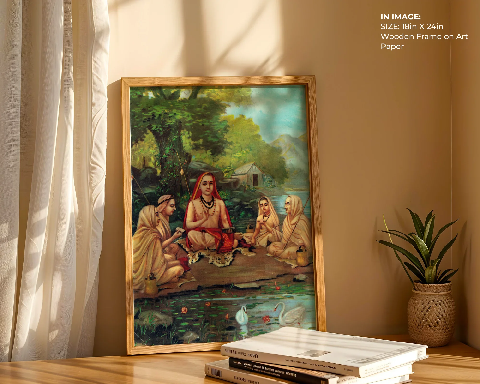 Sankaracharya – Spiritual Wisdom Art - Gallery Image 4
