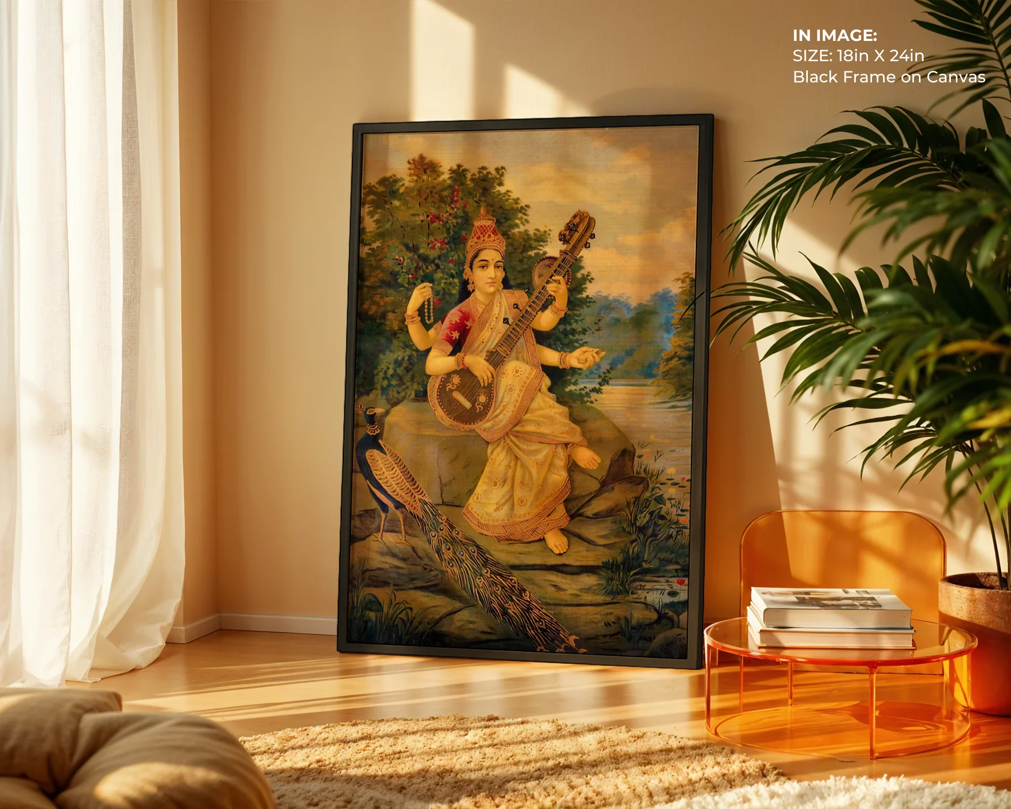 Saraswati Devi – Divine Knowledge Art - Gallery Image 2