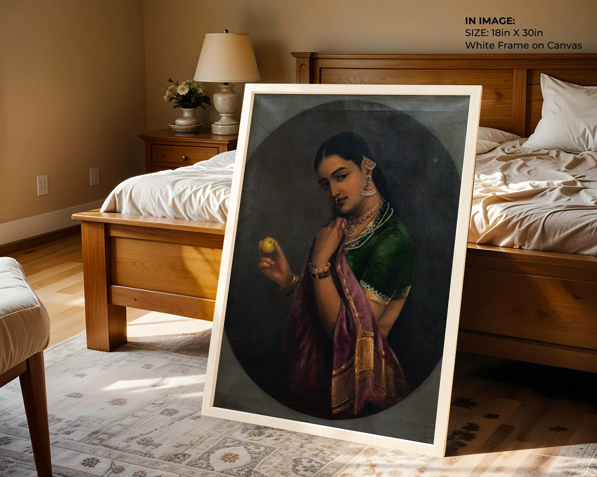 The Coquette – Vintage Indian Portrait - Gallery Image 1