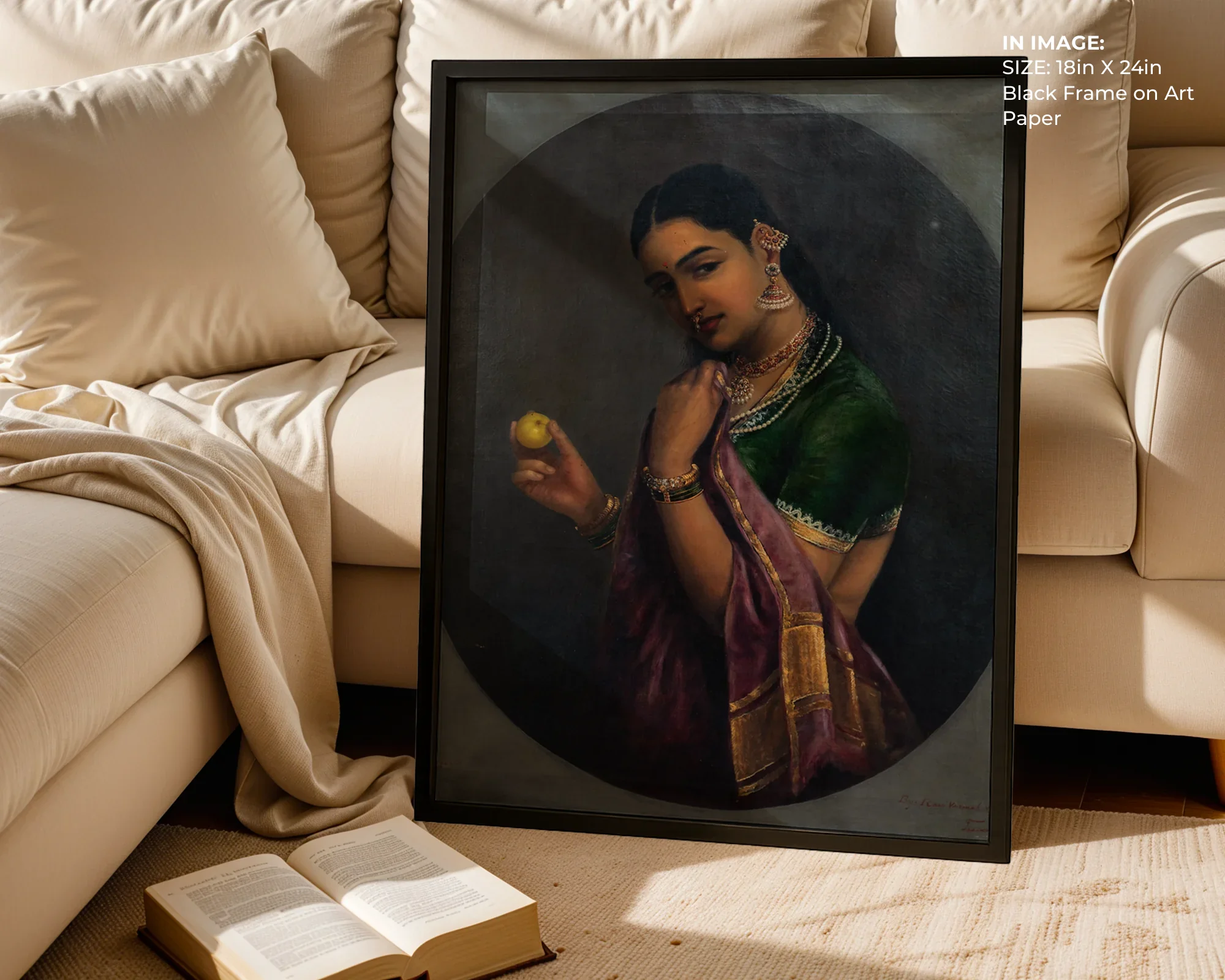 The Coquette – Vintage Indian Portrait - Gallery Image 2