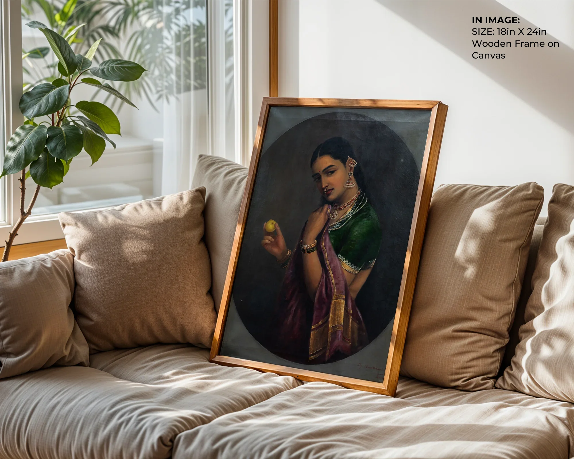 The Coquette – Vintage Indian Portrait - Gallery Image 4