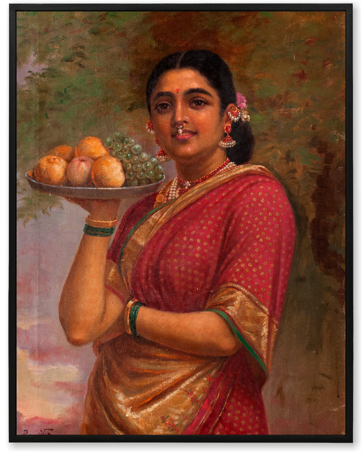 The Maharashtrian Lady – Graceful Indian Portrait