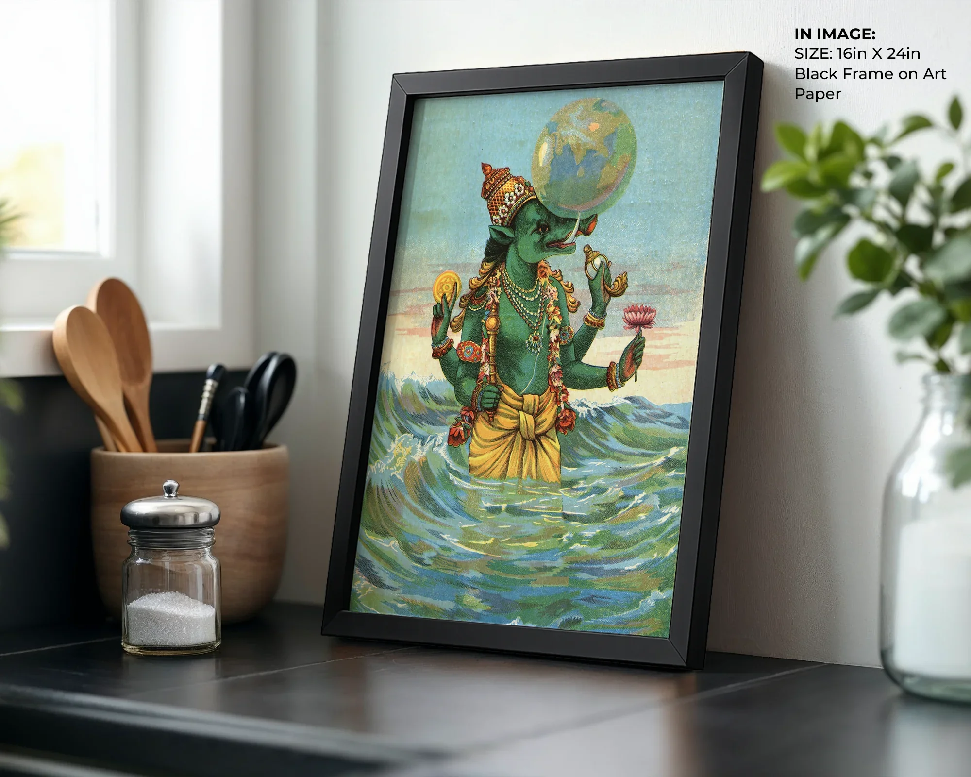 Varaha – Divine Boar Avatar Wall Art - Gallery Image 2
