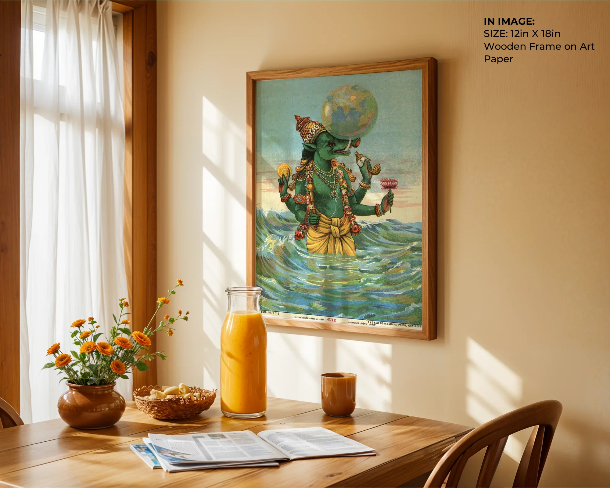 Varaha – Divine Boar Avatar Wall Art - Gallery Image 3
