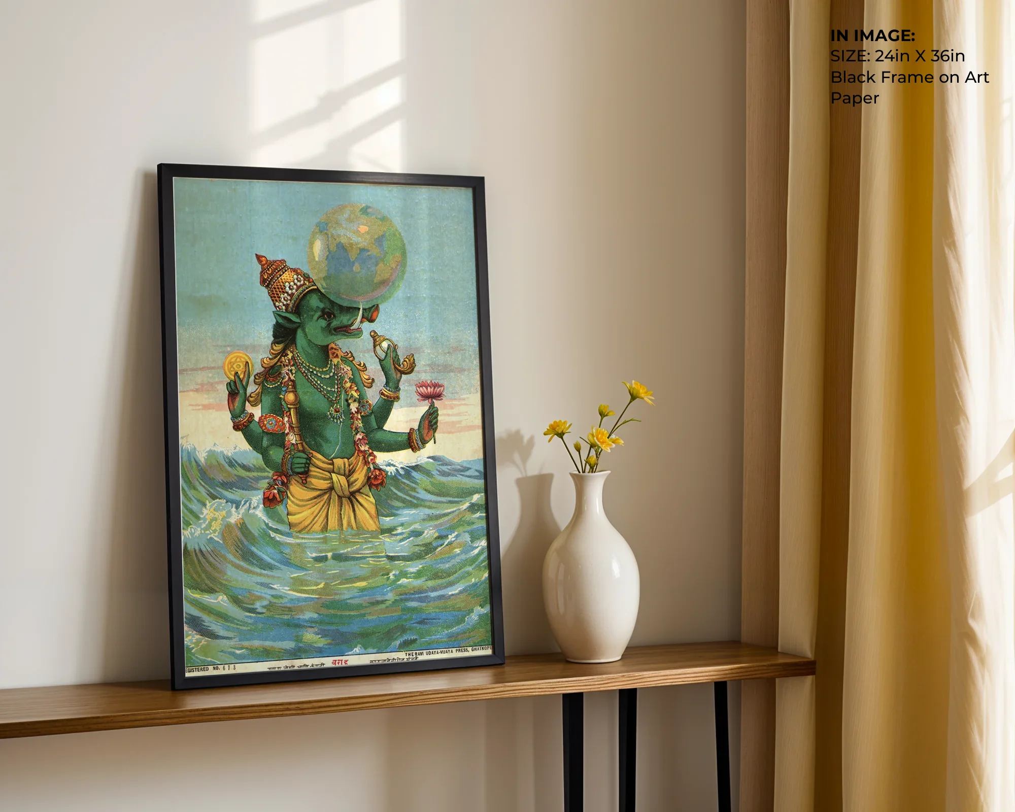 Varaha – Divine Boar Avatar Wall Art - Gallery Image 4