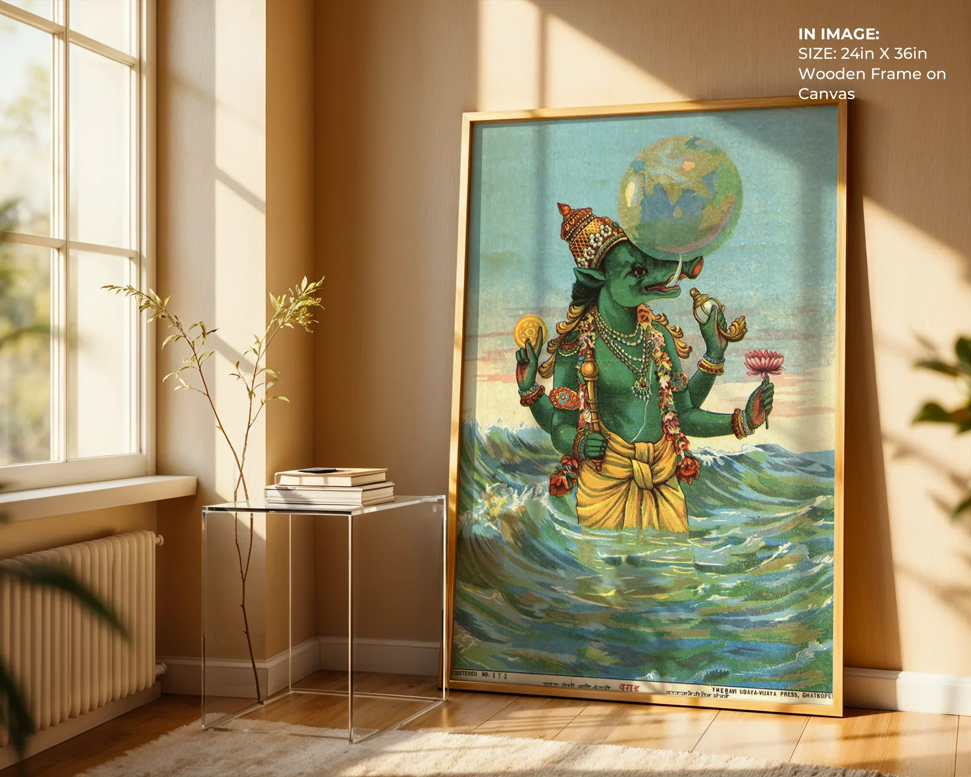 Varaha – Divine Boar Avatar Wall Art - Gallery Image 6