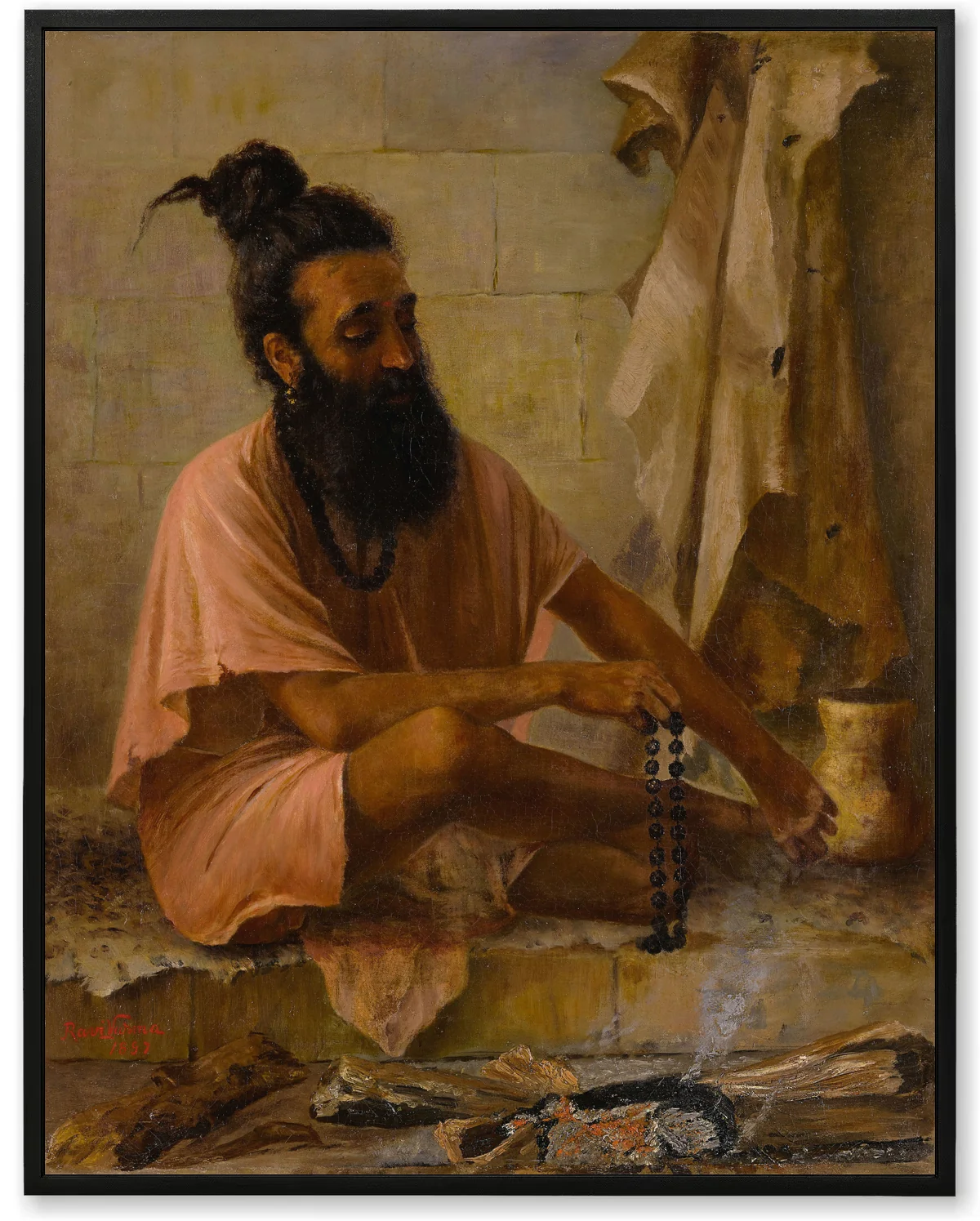 Vishvamitra Meditation – Sage of Wisdom Art