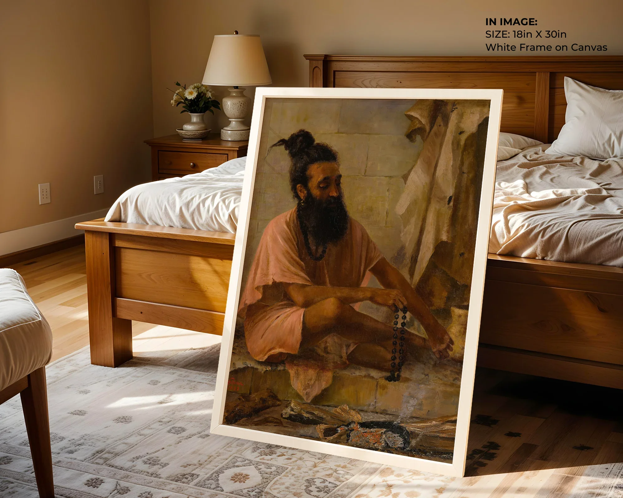 Vishvamitra Meditation – Sage of Wisdom Art - Gallery Image 1