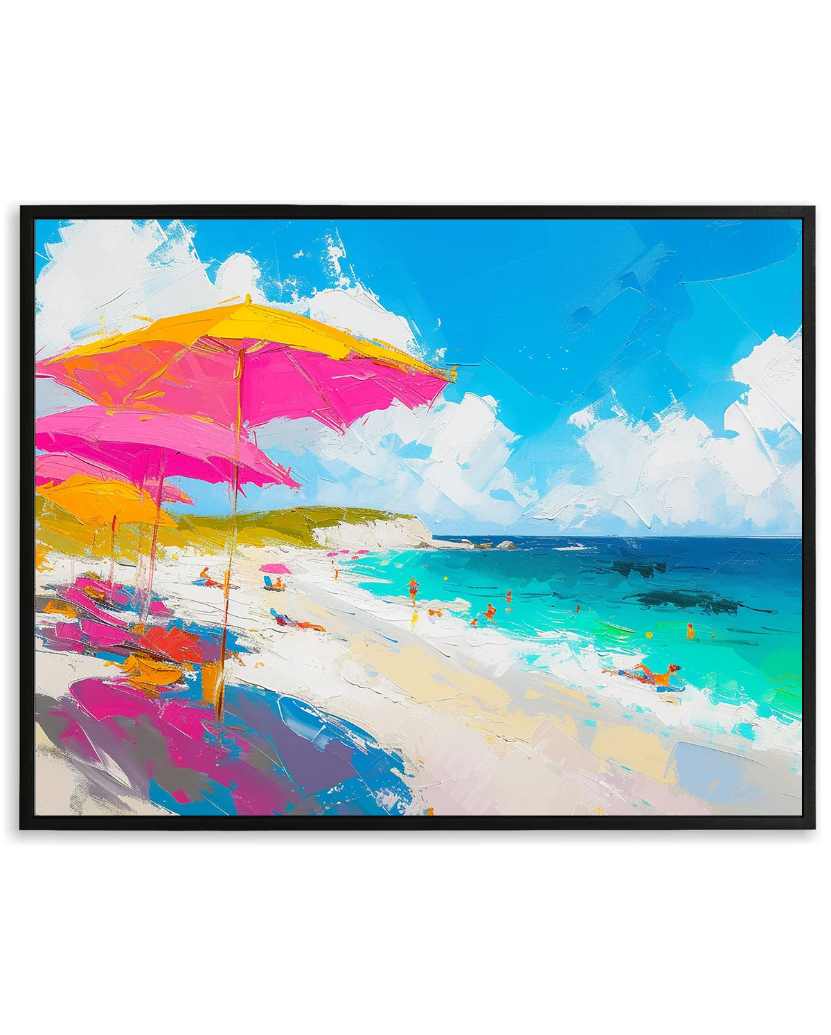 Beach Umbrella Splash