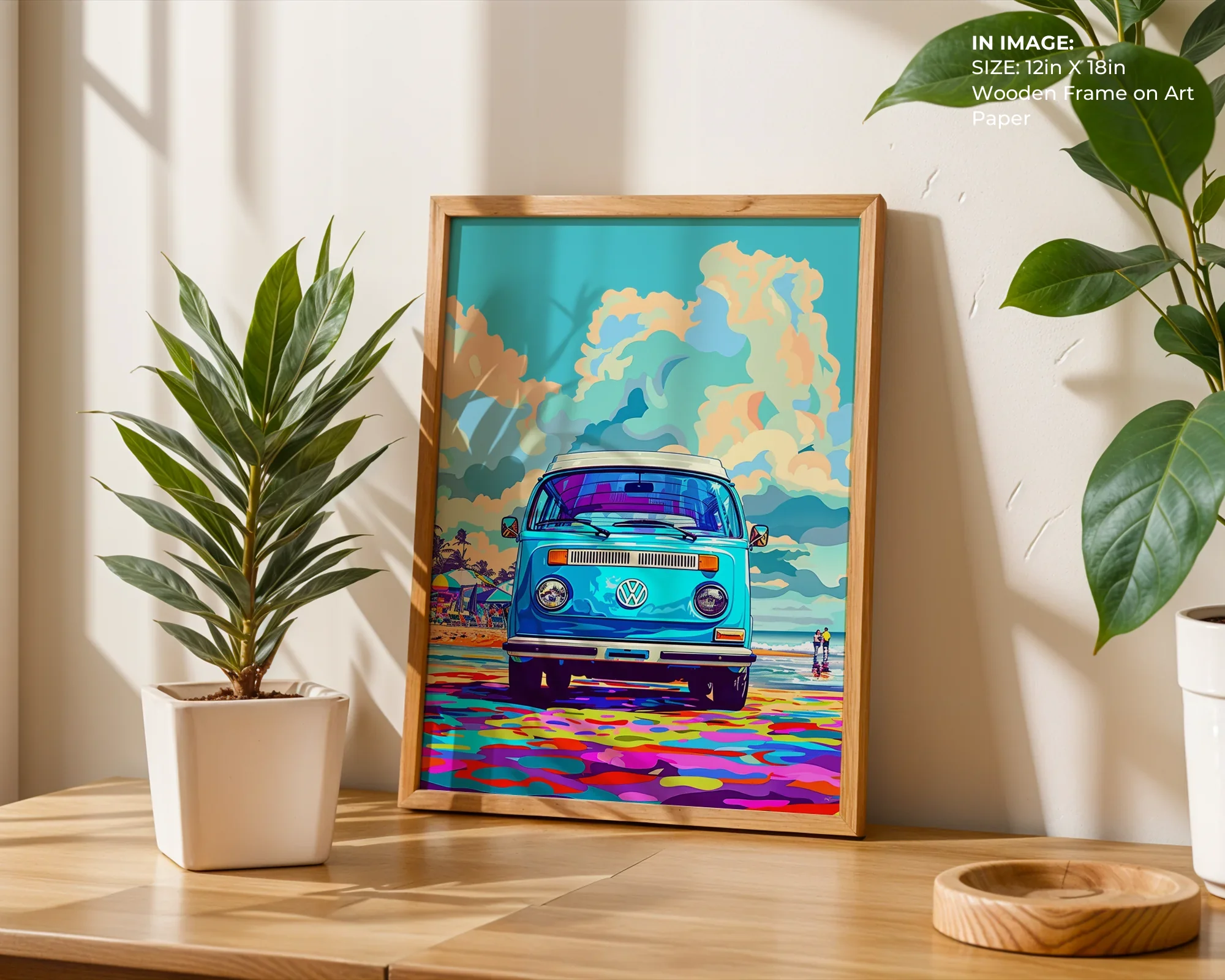Blue Van by the Shore - Gallery Image 6