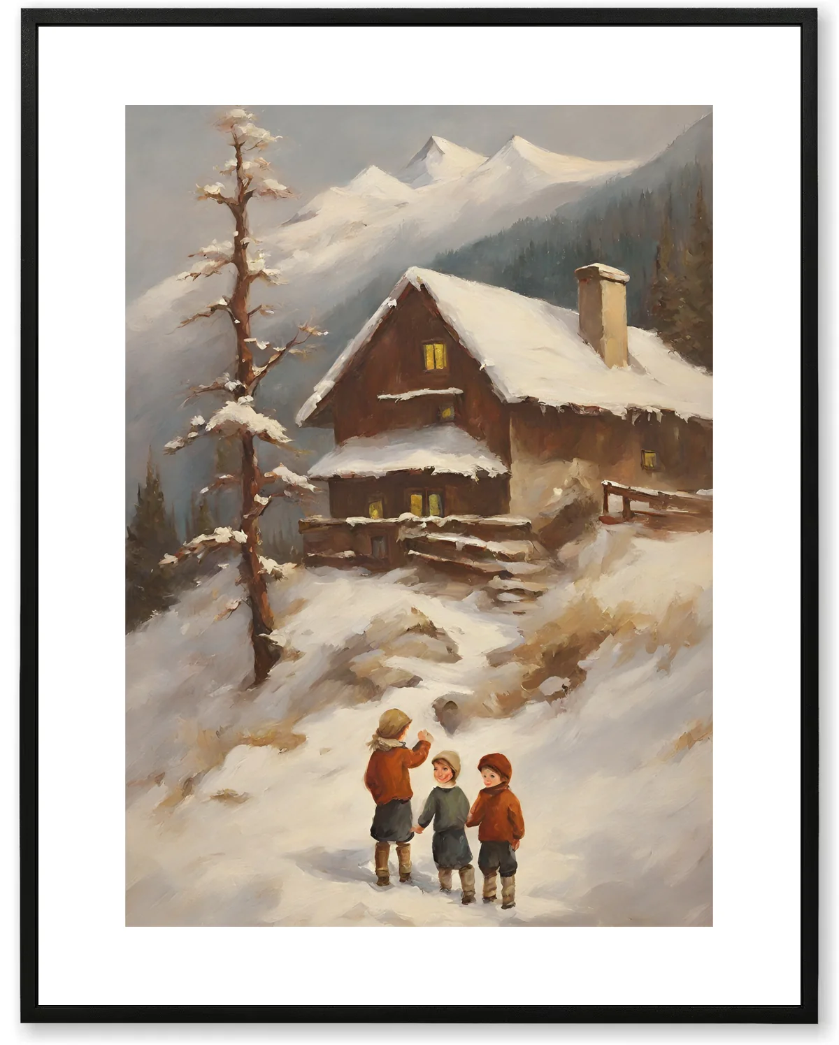 Cabin Snowfall
