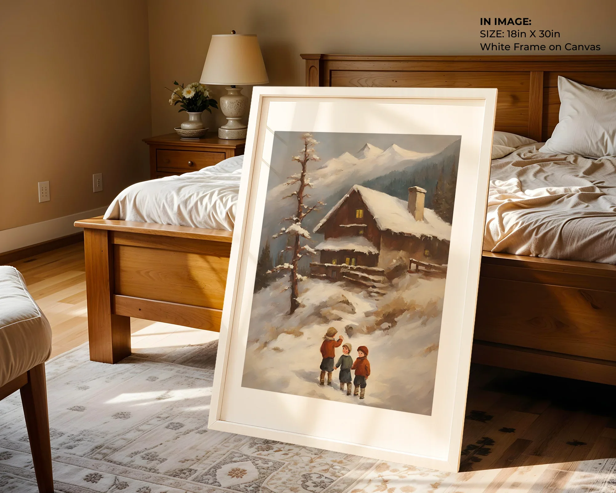 Cabin Snowfall - Gallery Image 1