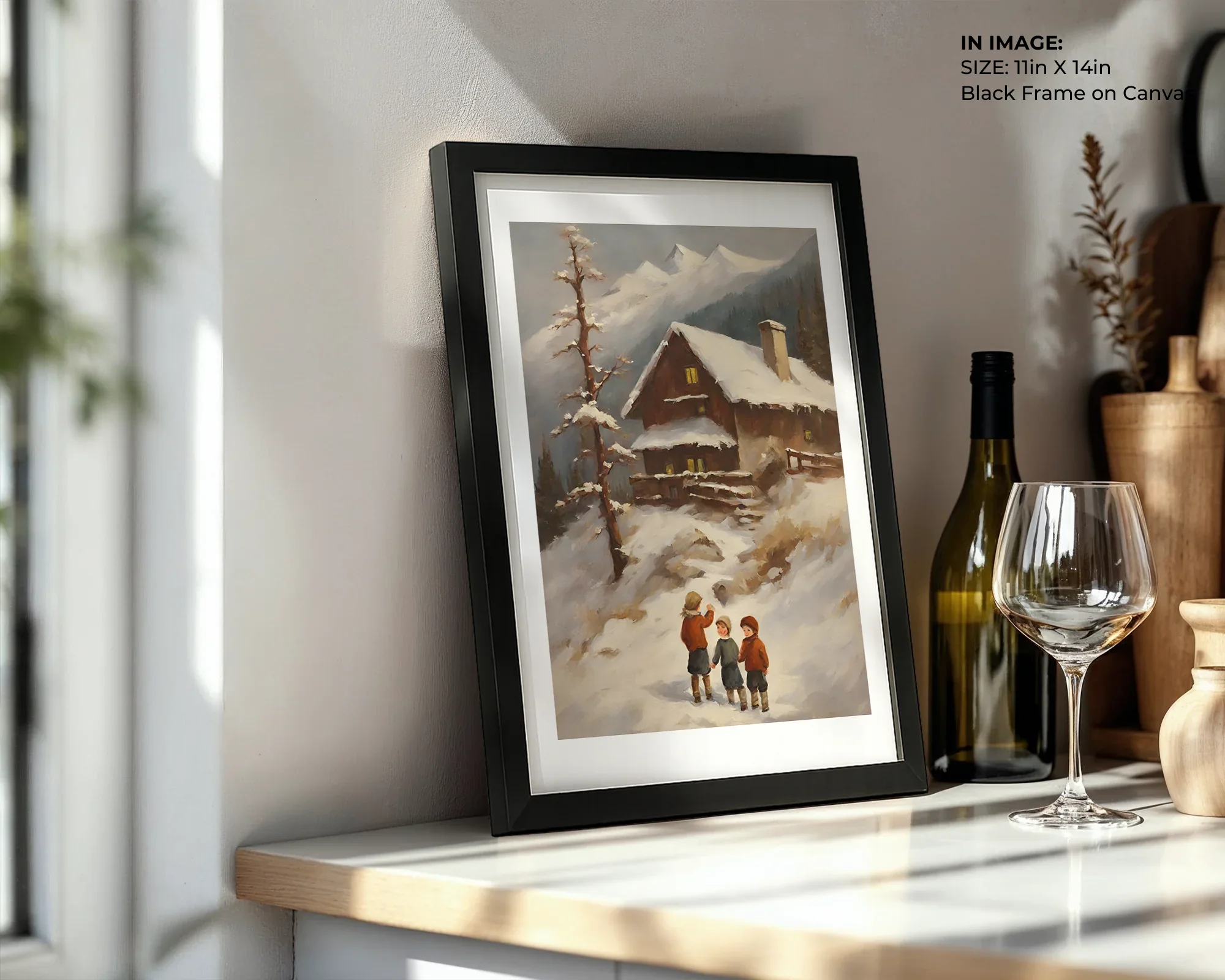 Cabin Snowfall - Gallery Image 2