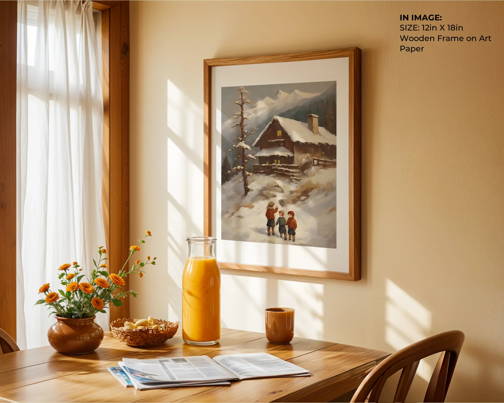 Cabin Snowfall - Gallery Image 4
