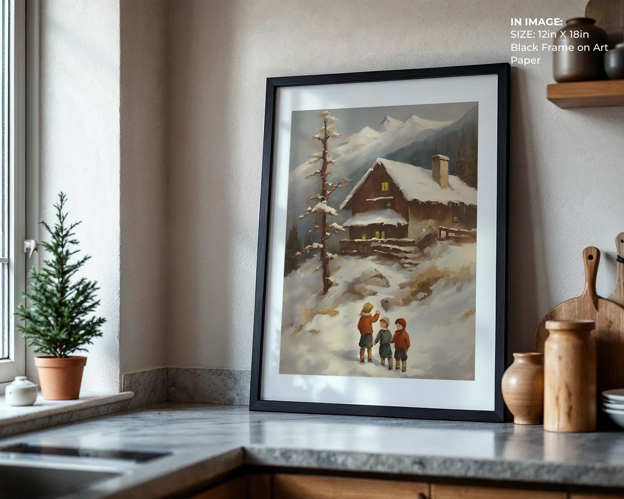 Cabin Snowfall - Gallery Image 7