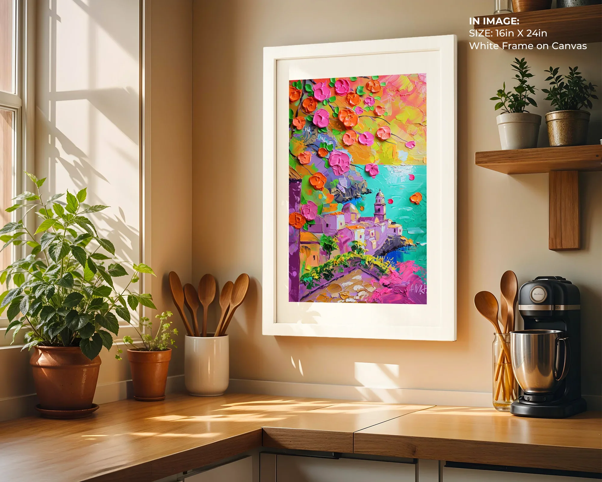 Floral Impasto Vista - Gallery Image 1