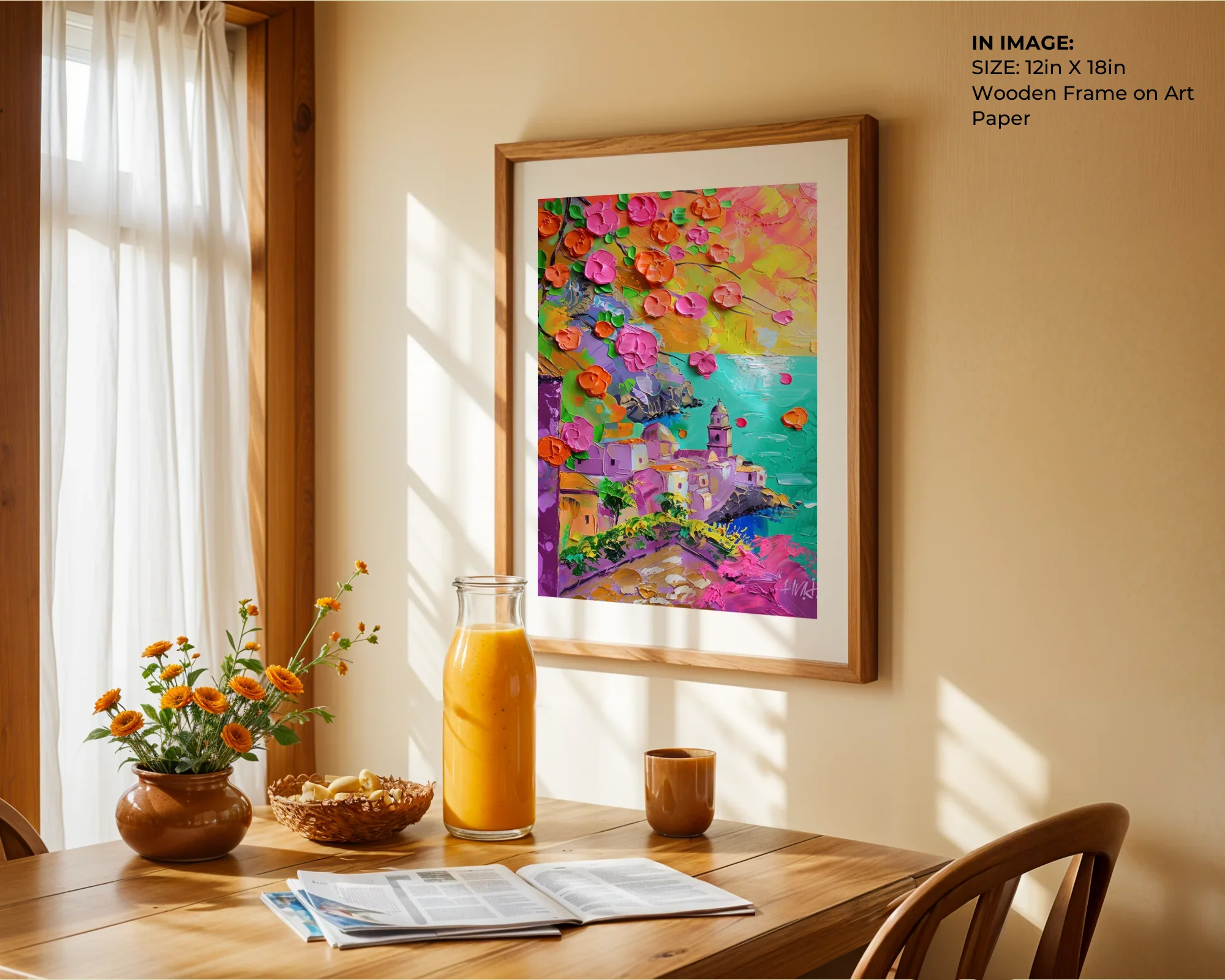 Floral Impasto Vista - Gallery Image 4
