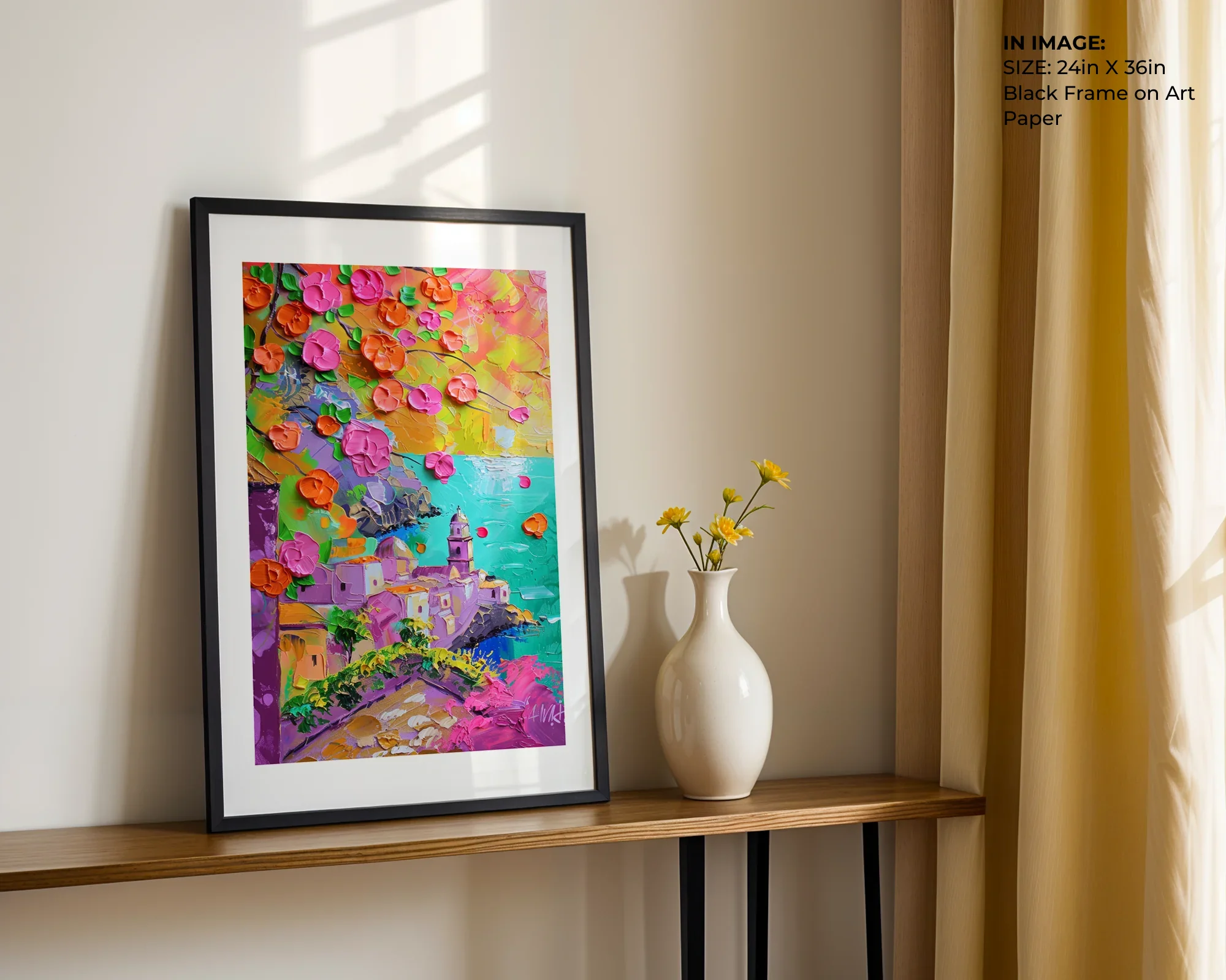 Floral Impasto Vista - Gallery Image 5