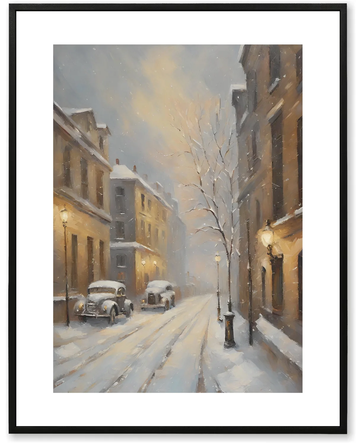 Golden Street Winter