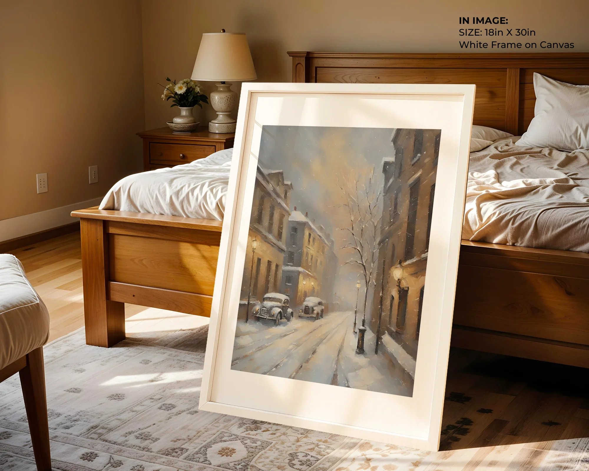 Golden Street Winter - Gallery Image 1