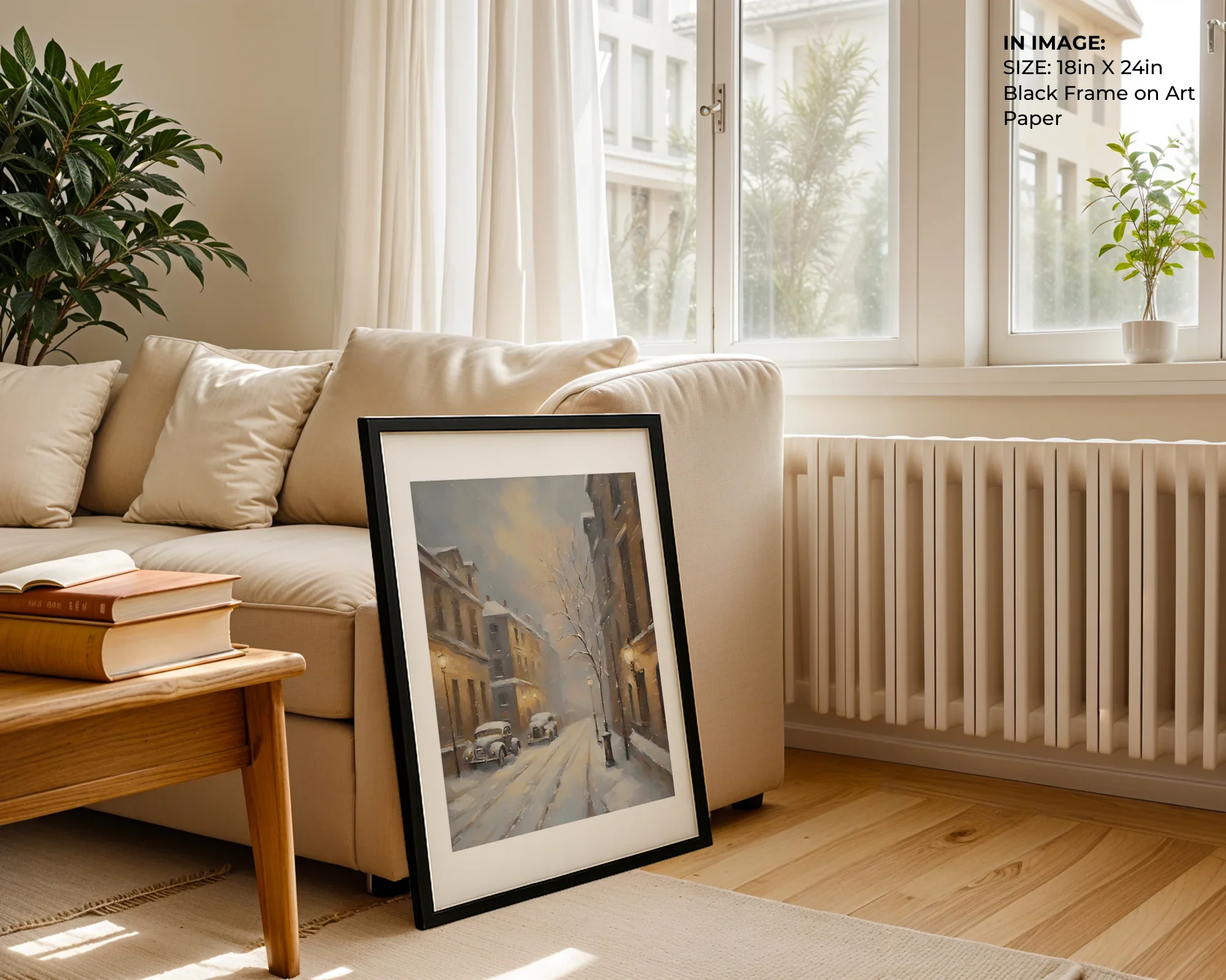 Golden Street Winter - Gallery Image 2