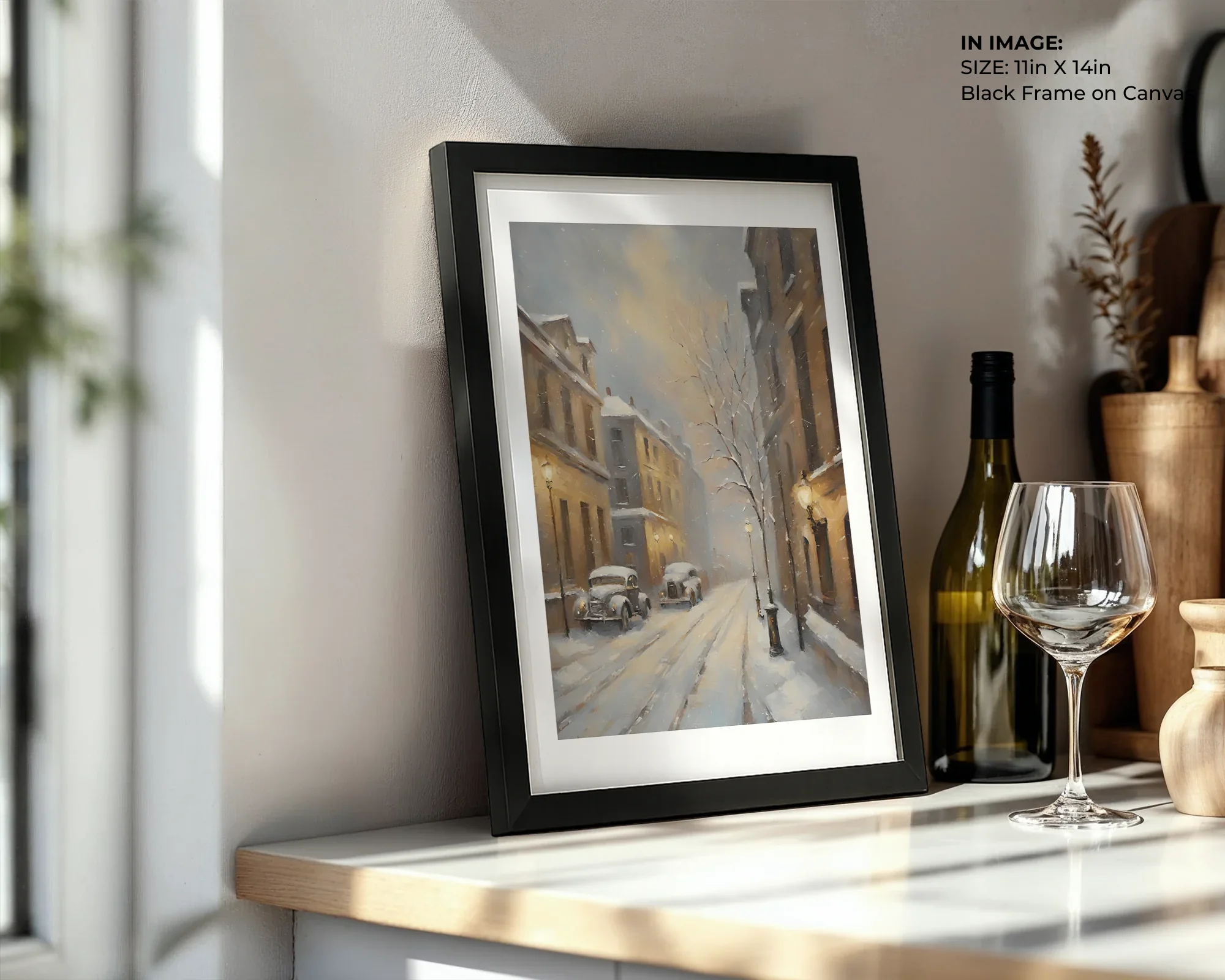 Golden Street Winter - Gallery Image 3