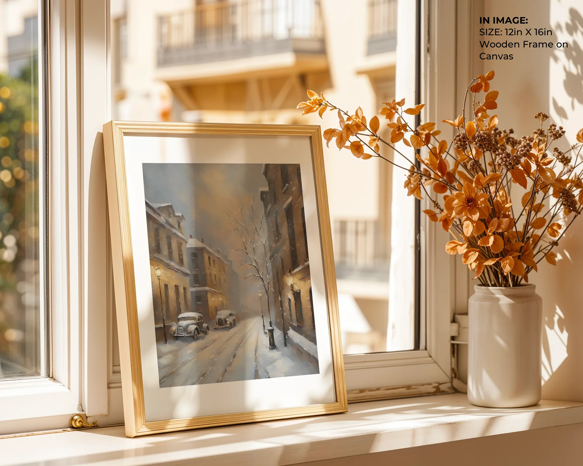 Golden Street Winter - Gallery Image 5