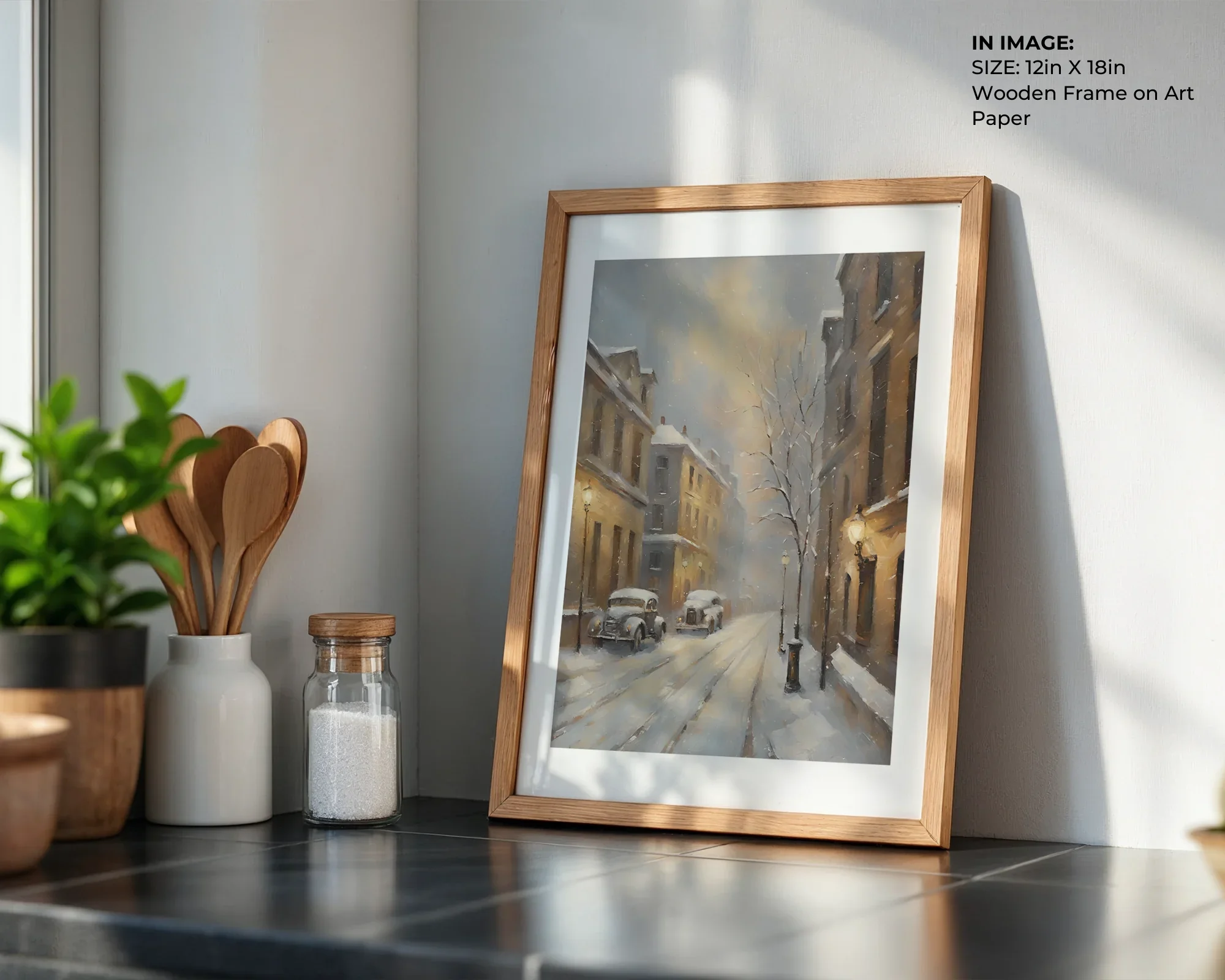 Golden Street Winter - Gallery Image 7