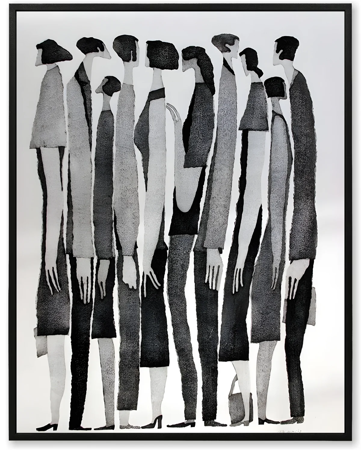 Monochrome Crowd