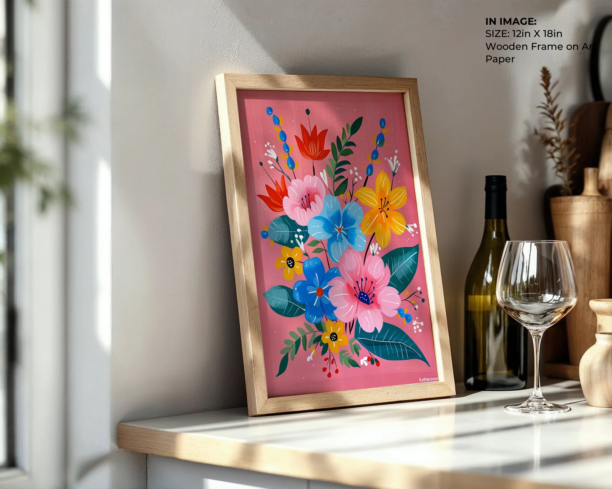 Pink Floral Splash - Gallery Image 7