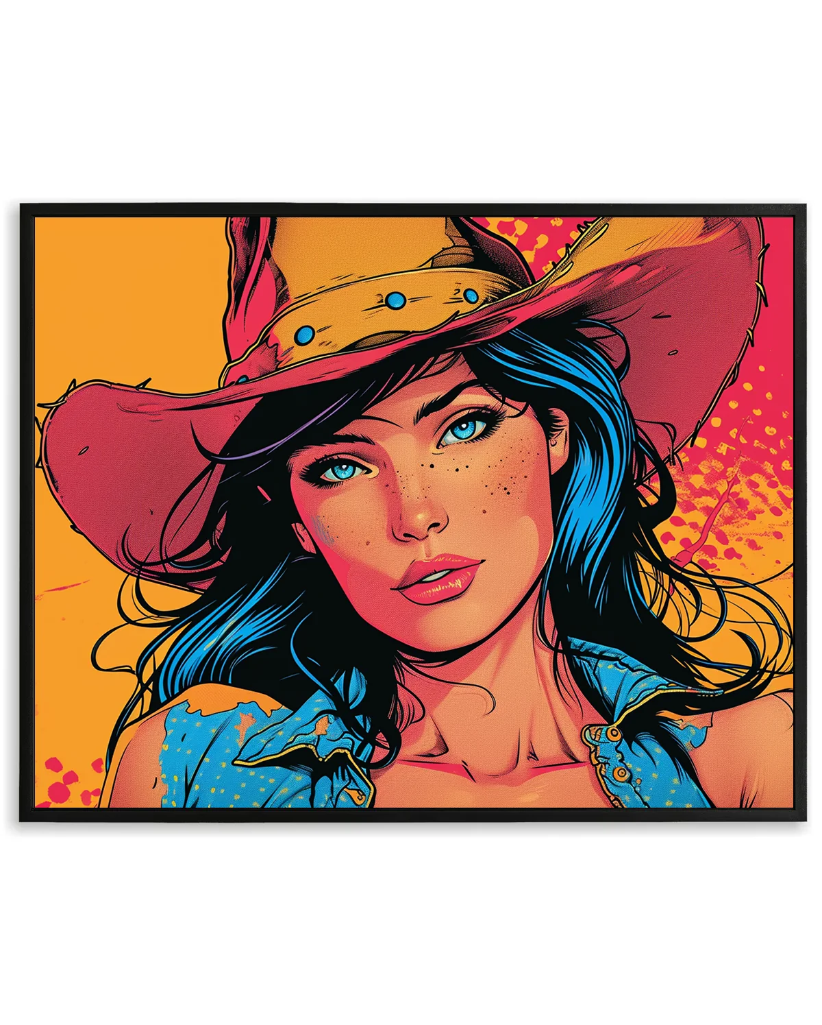 Pop Cowgirl Blue